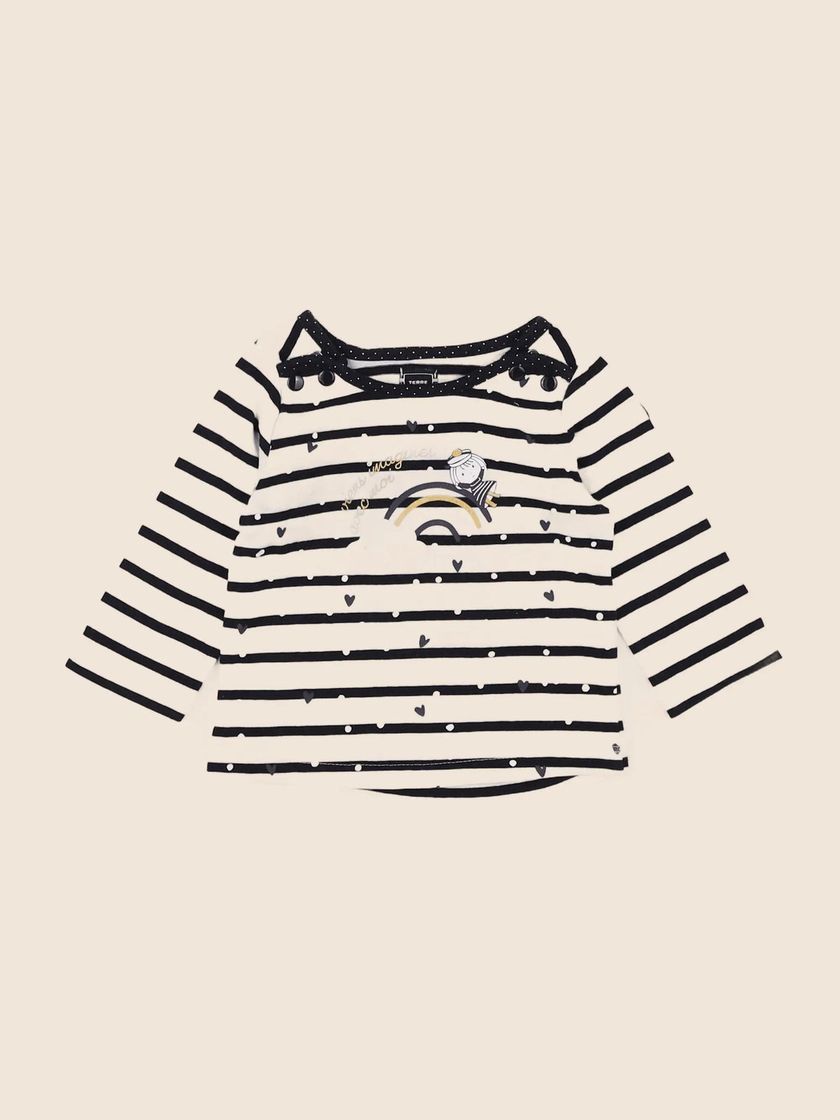 Terre de marins - tee-shirt bleu - 6 mois