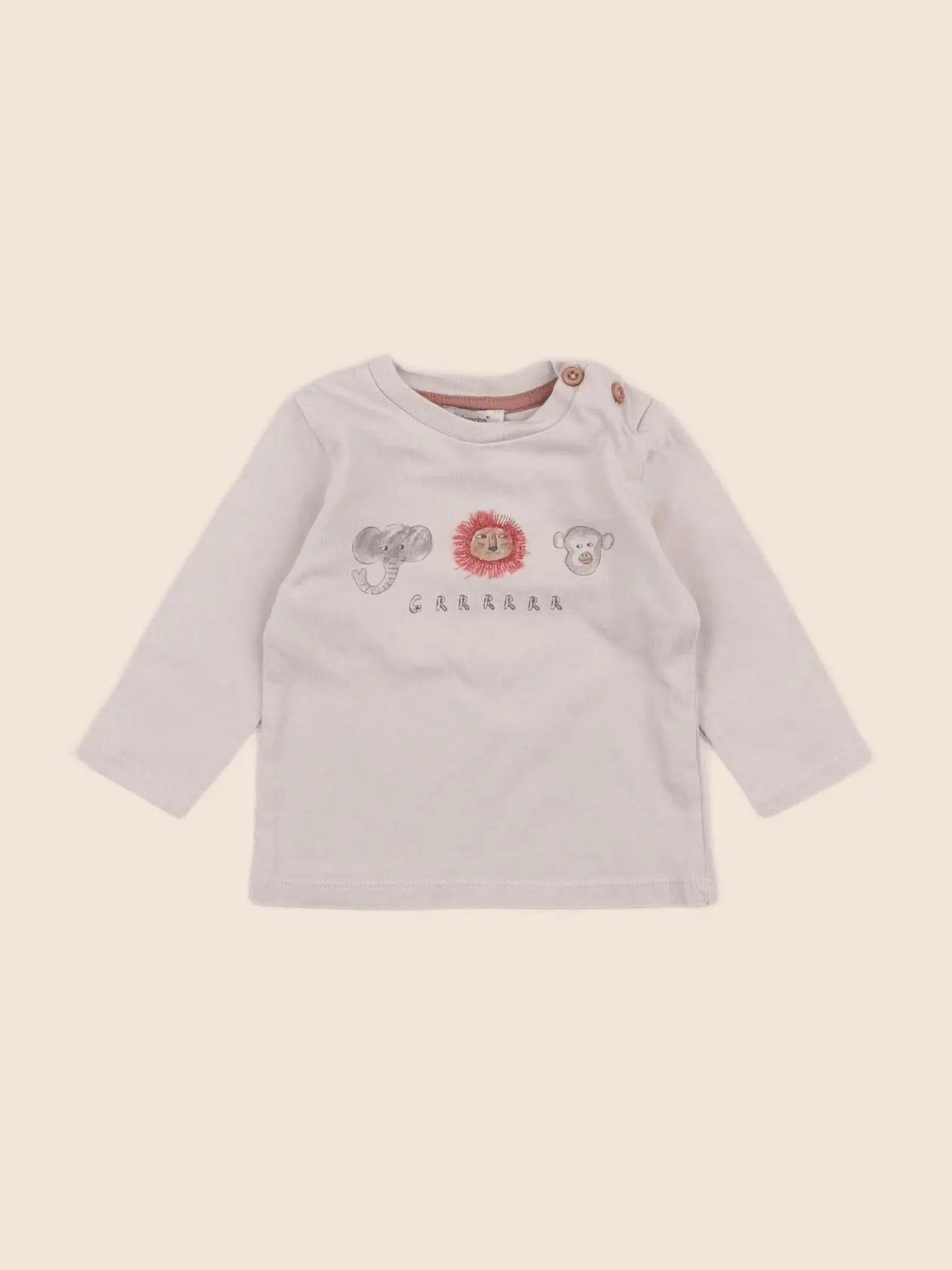 Absorba - tee-shirt beige - 6 mois