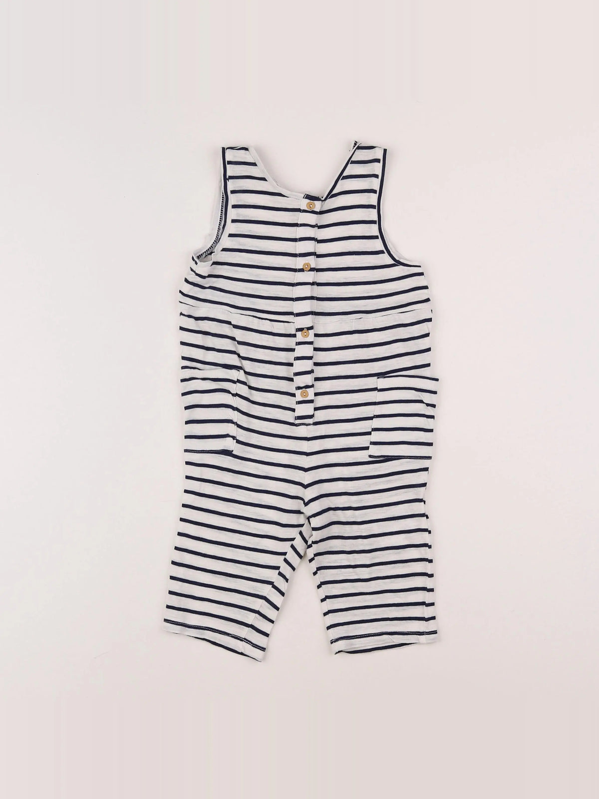 H&M - combinaison blanc - 9/12 mois