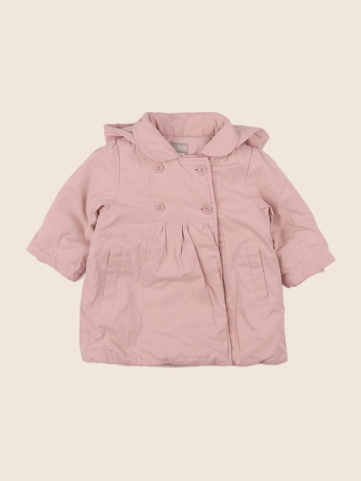 Cyrillus - manteau rose - 6 mois