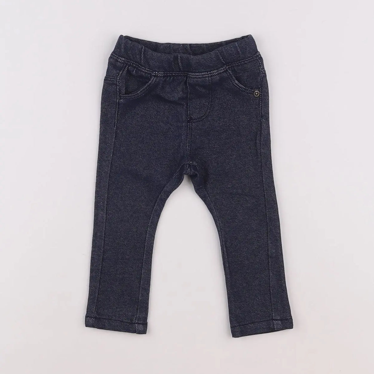 Vertbaudet - jegging bleu - 6 mois