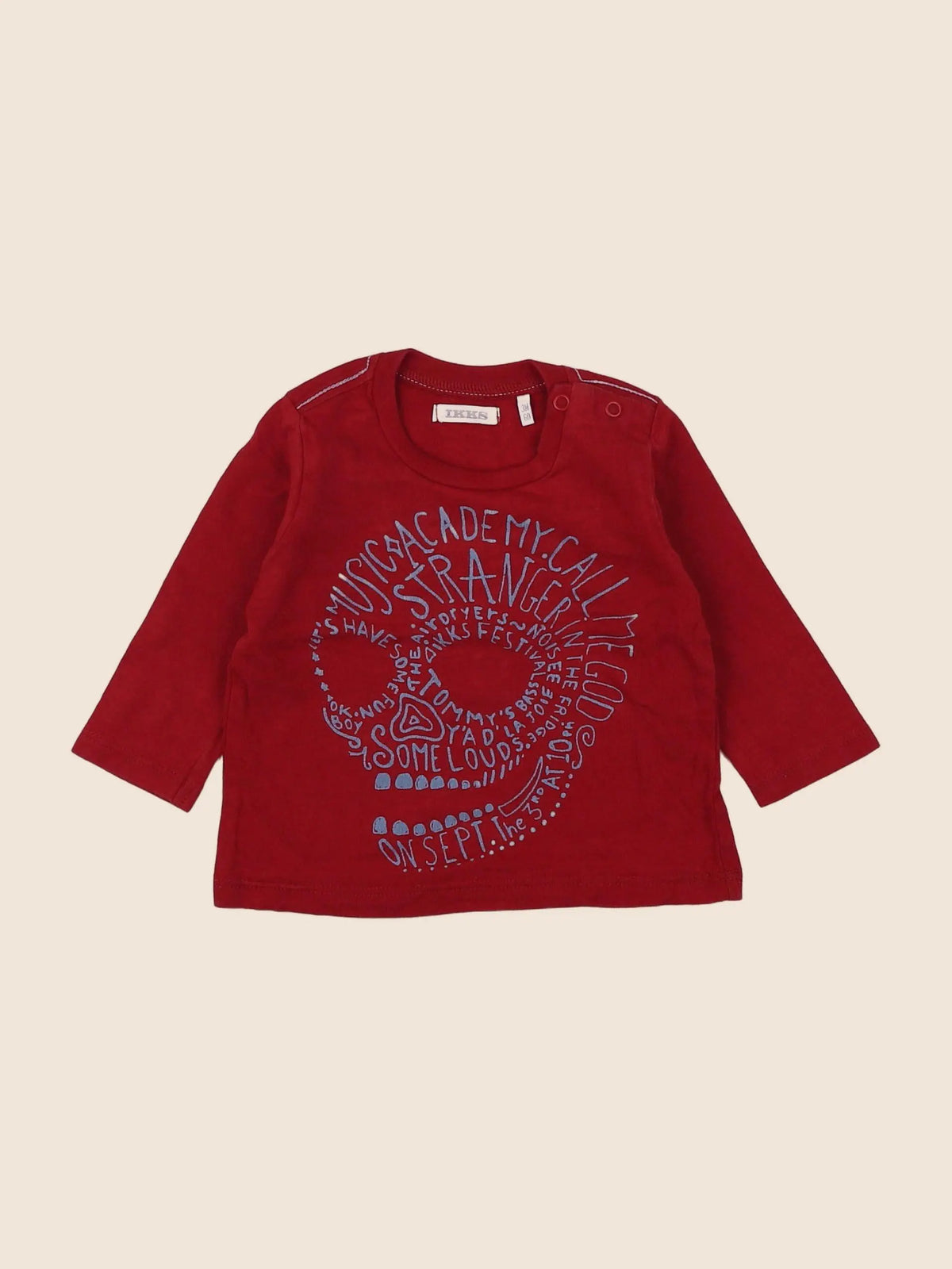 IKKS - tee-shirt rouge - 3 mois