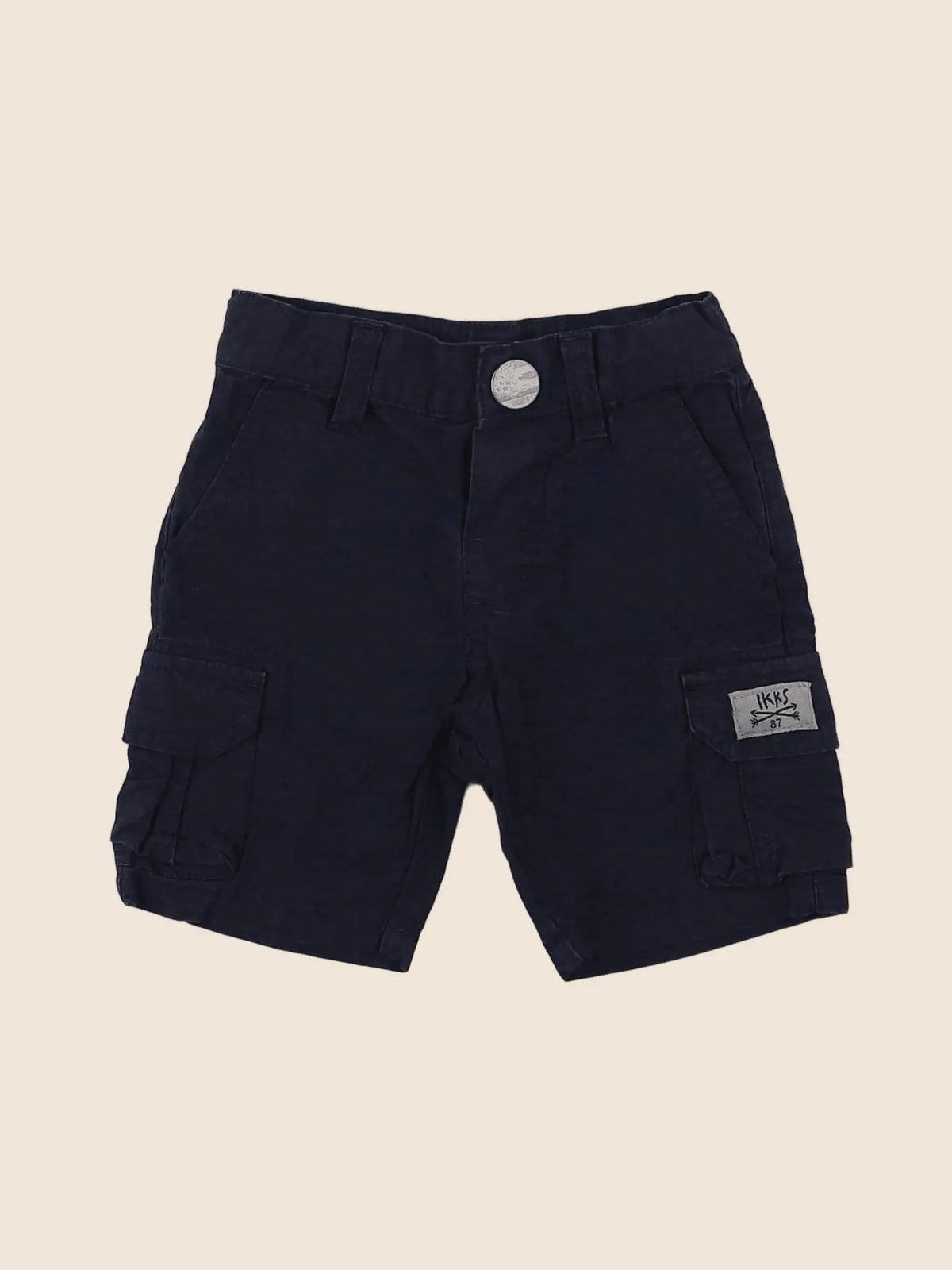 IKKS - short bleu - 6 mois