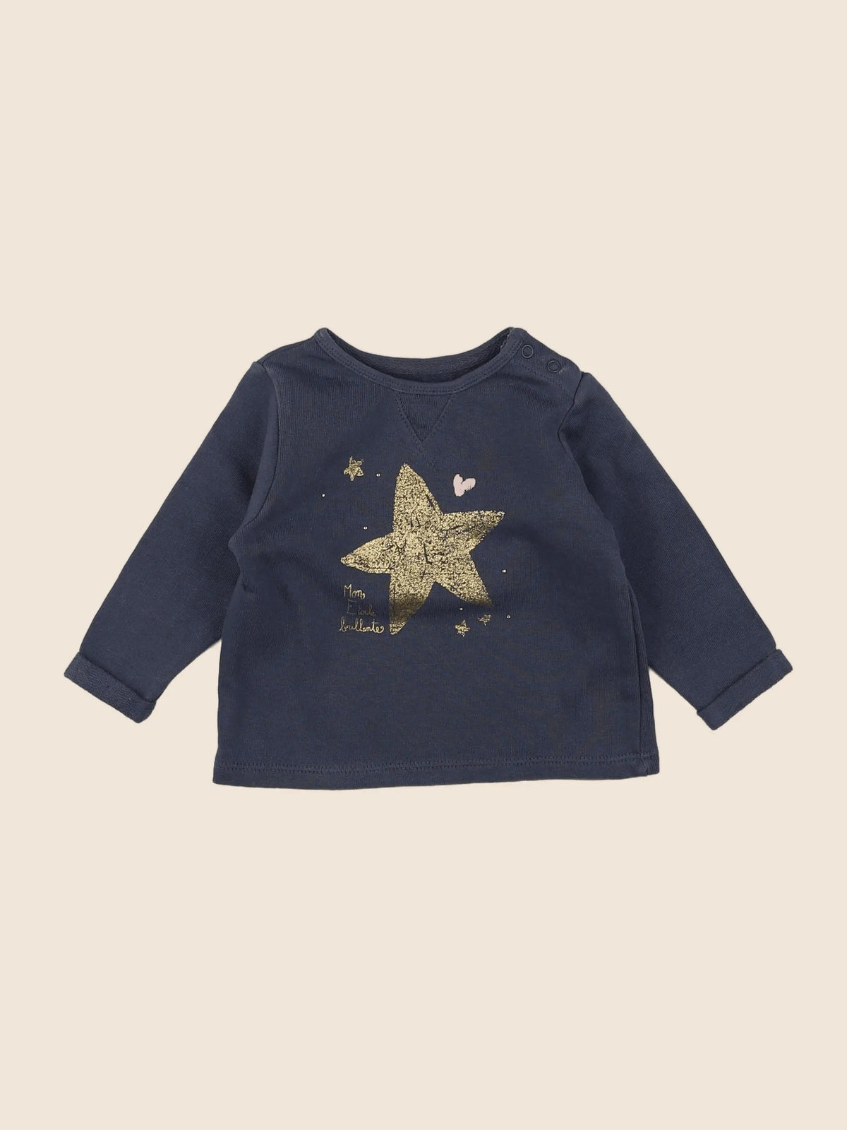 Cadet Rousselle - sweat gris - 3 mois