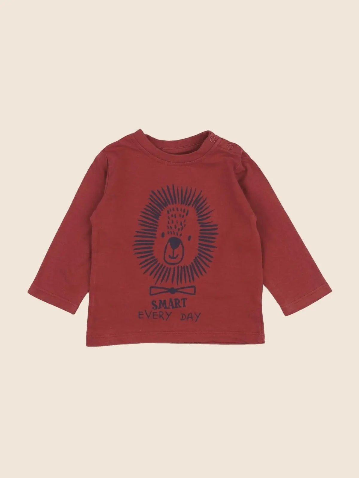 Vertbaudet - tee-shirt rouge - 3 mois