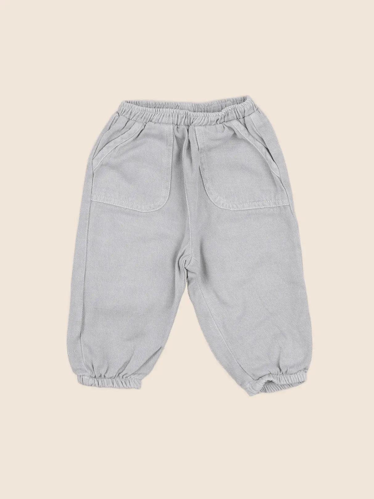 Zara - jean doublé gris - 3/6 mois