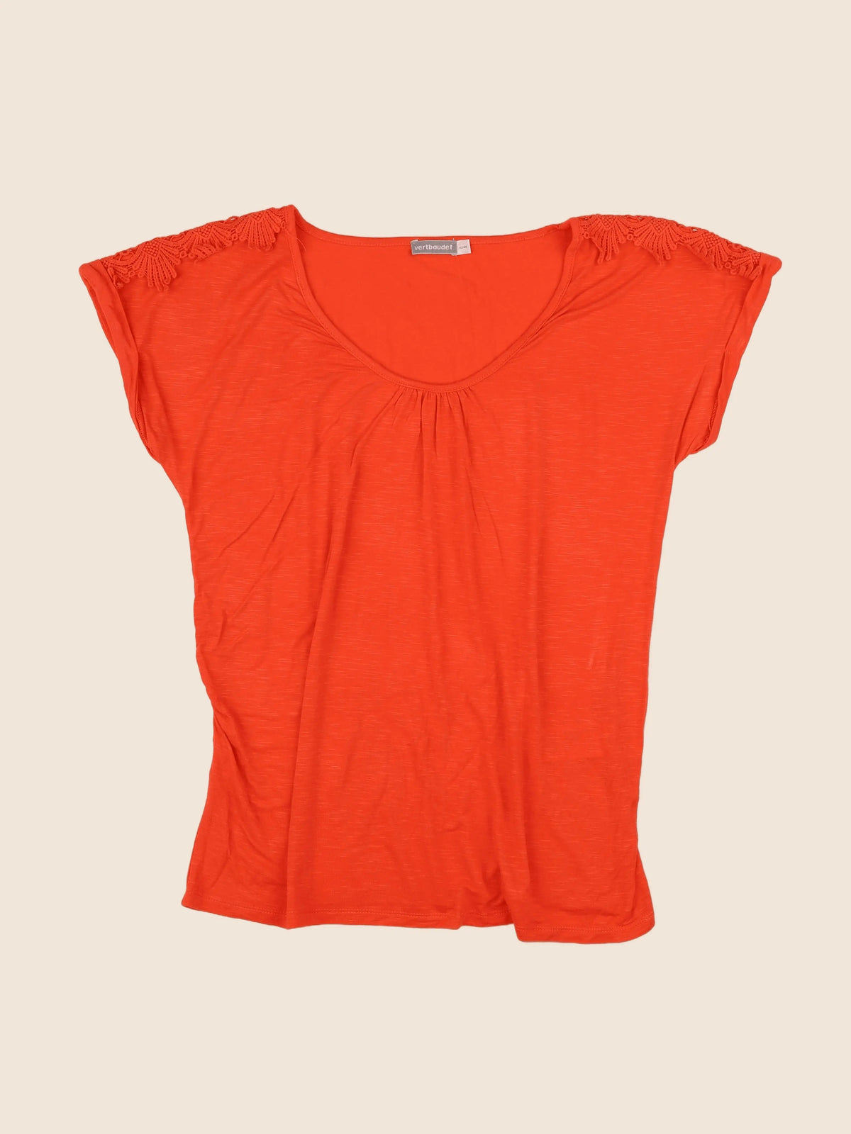Vertbaudet - tee-shirt orange - 42 à 44