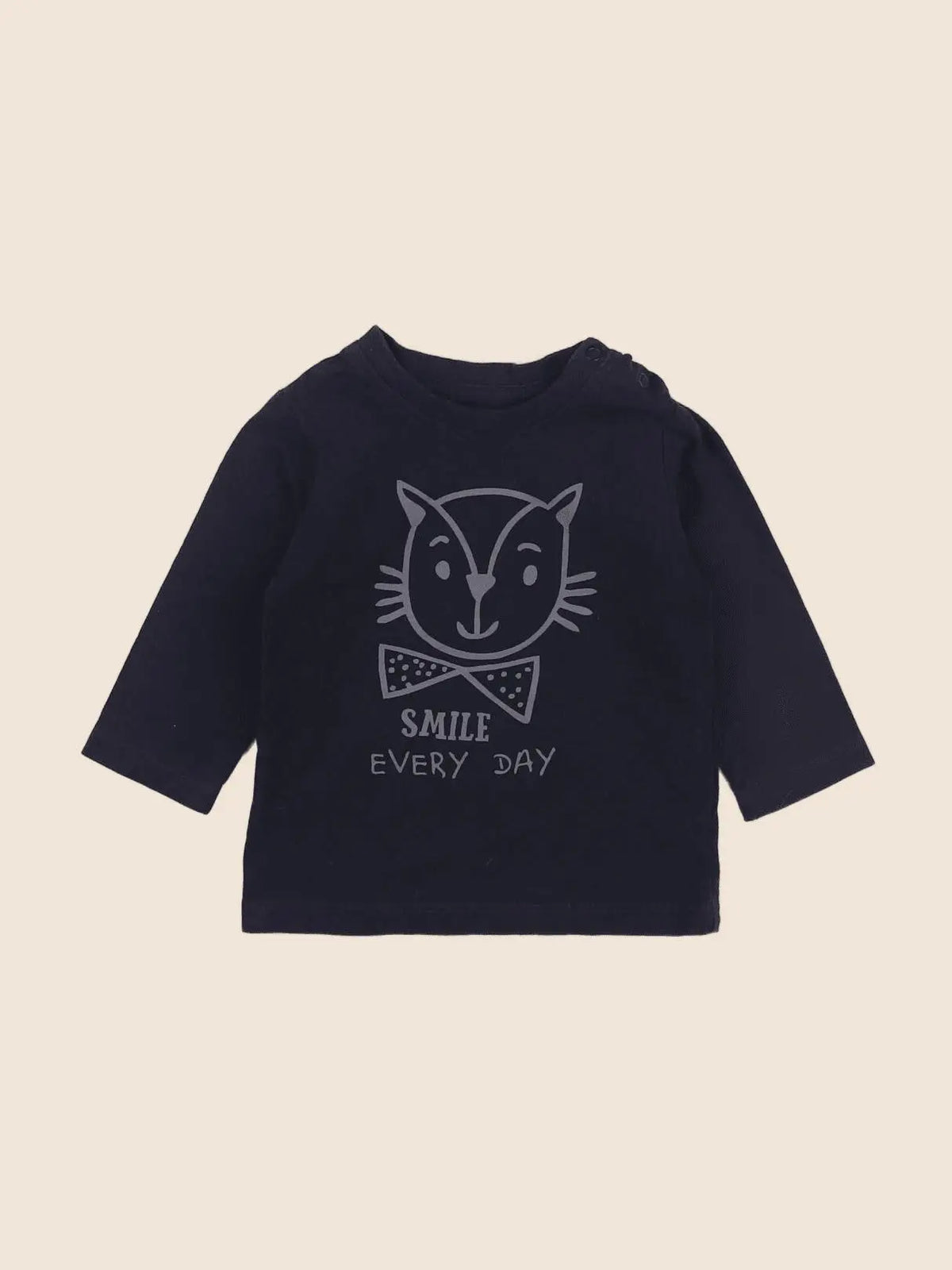 Vertbaudet - tee-shirt bleu - 3 mois