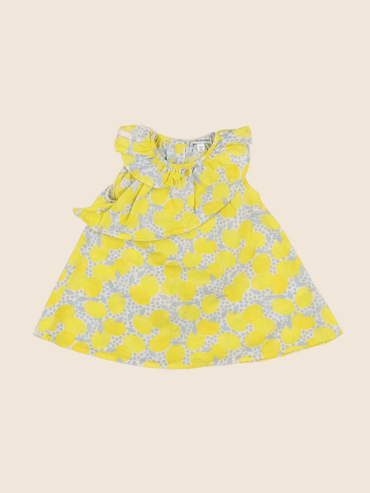 Vertbaudet - robe jaune - 12 mois