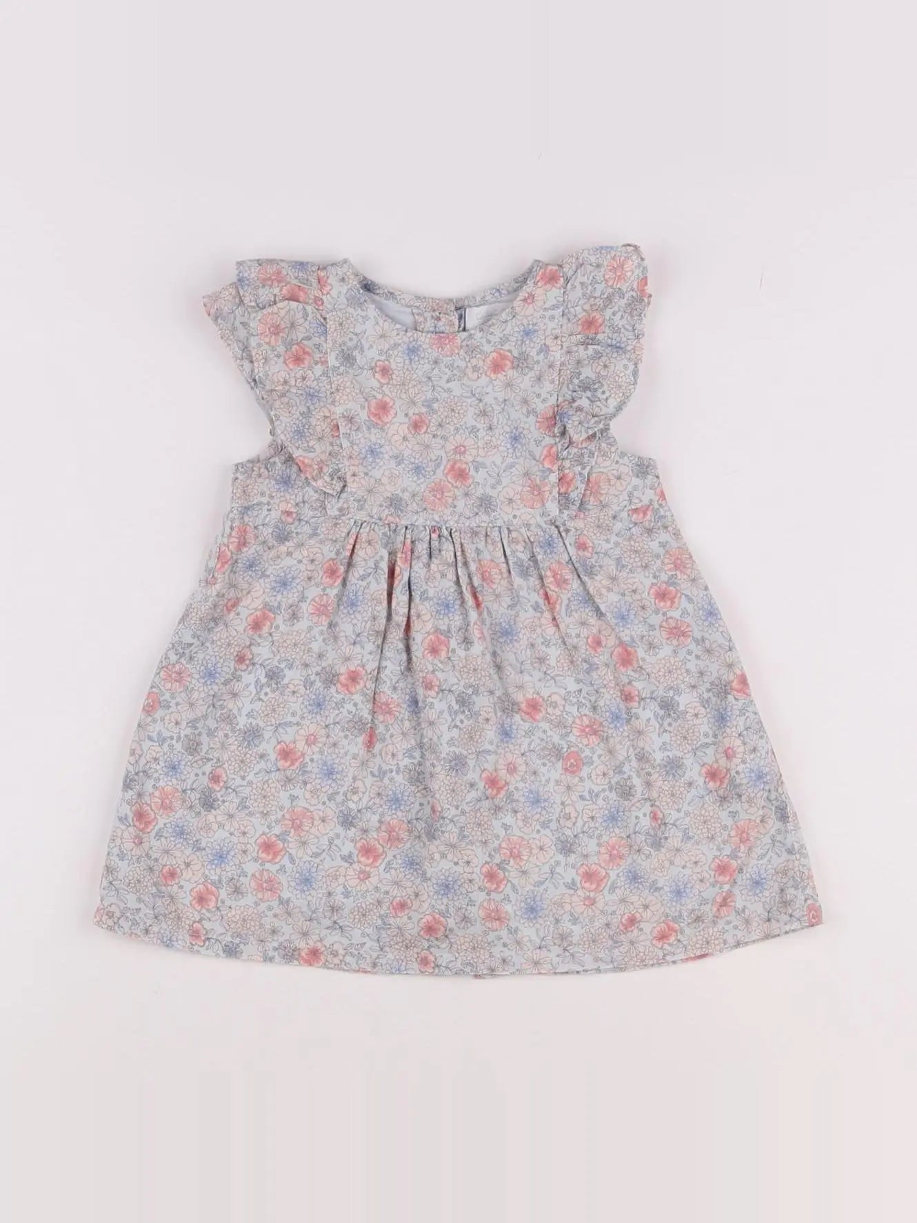 Cadet Rousselle - robe bleu - 6 mois