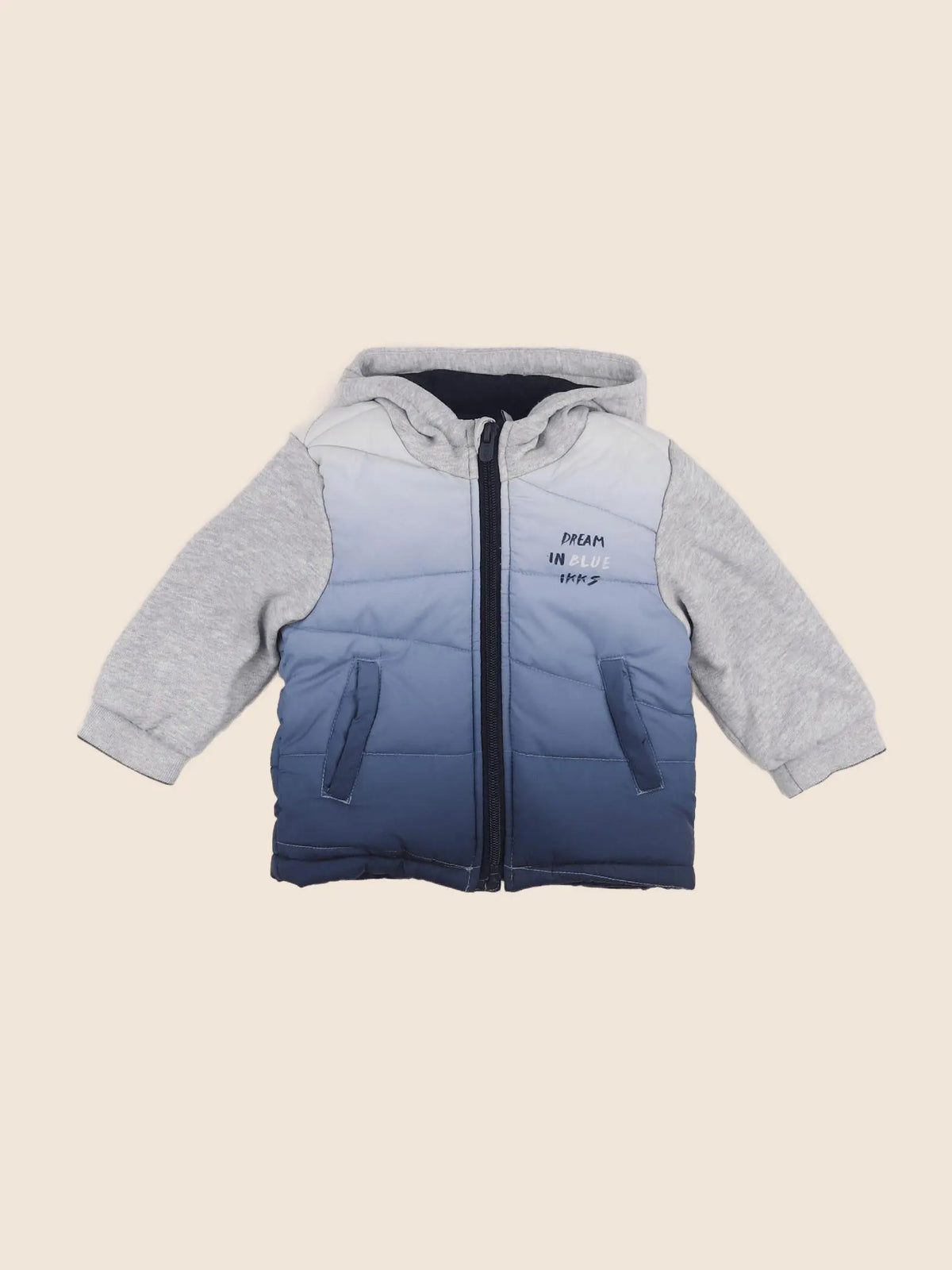 IKKS - doudoune gris - 12 mois