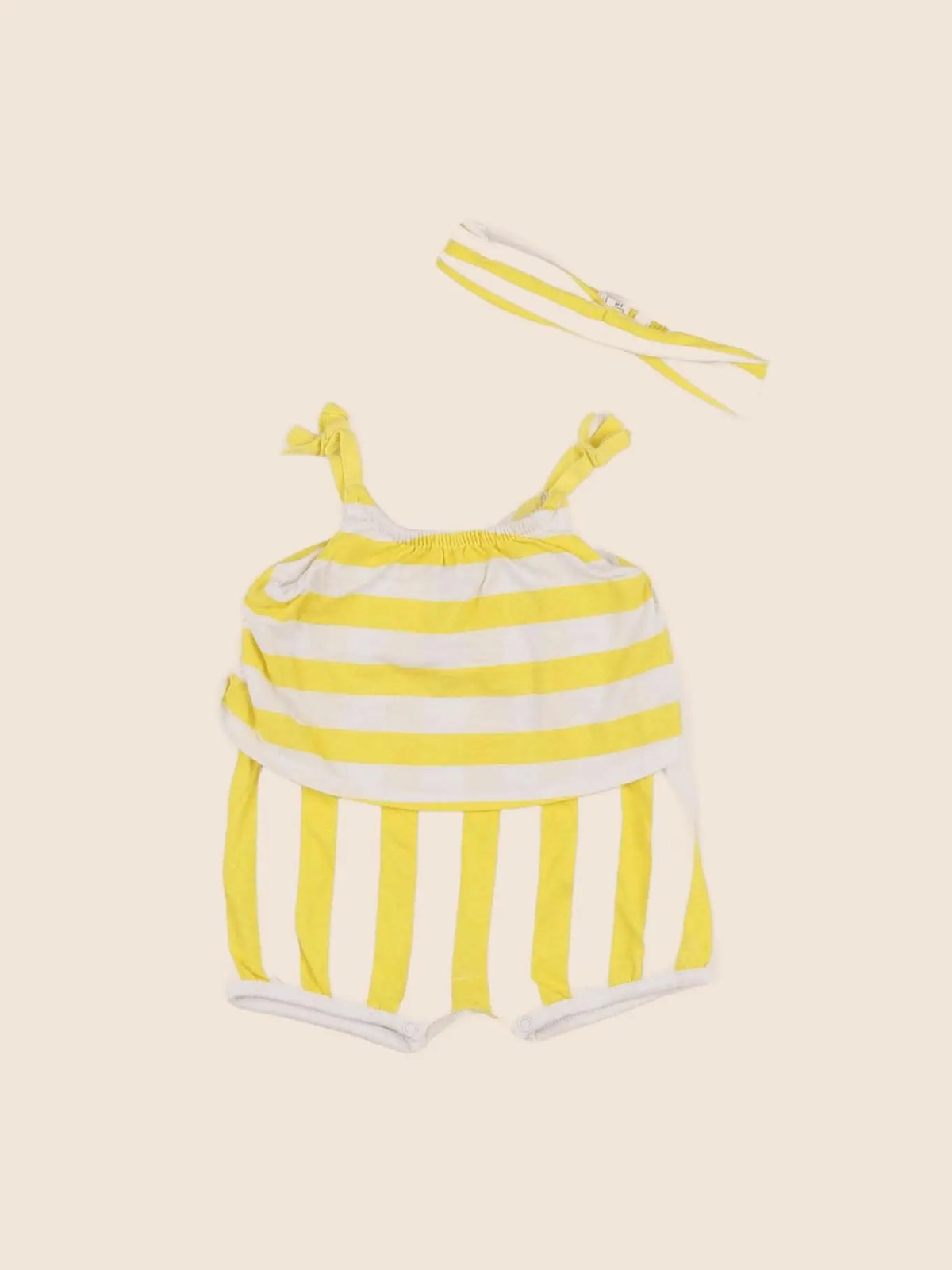 Vertbaudet - combinaison jaune - 3 mois