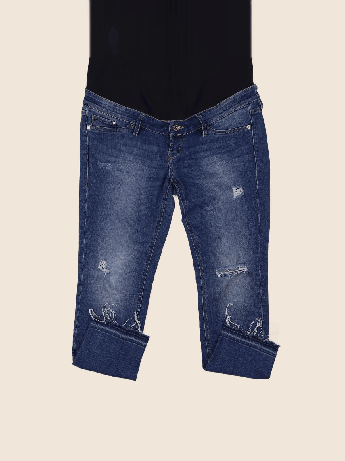 H&M - jean grossesse bleu - 40