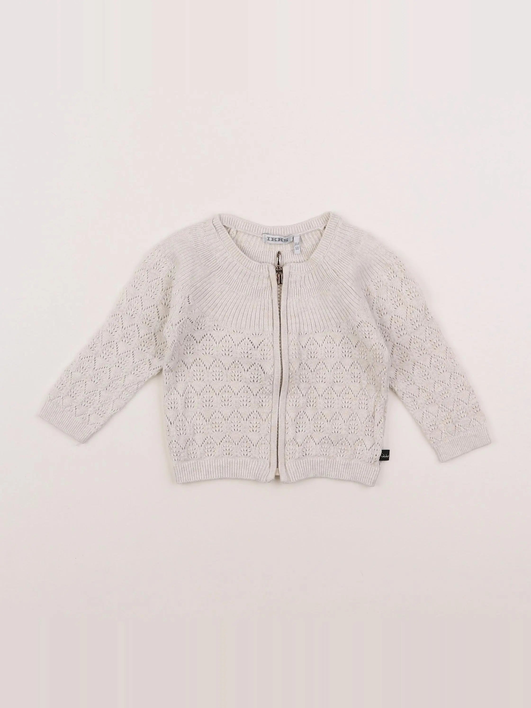 IKKS - gilet beige - 6 mois