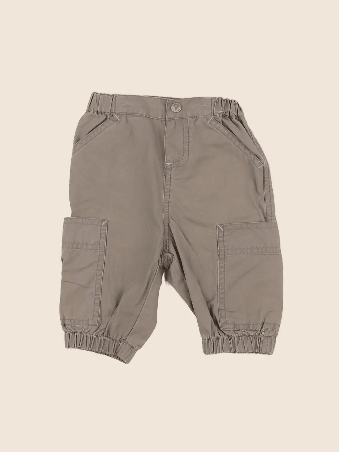 Petit Bateau - pantalon marron - 3 mois