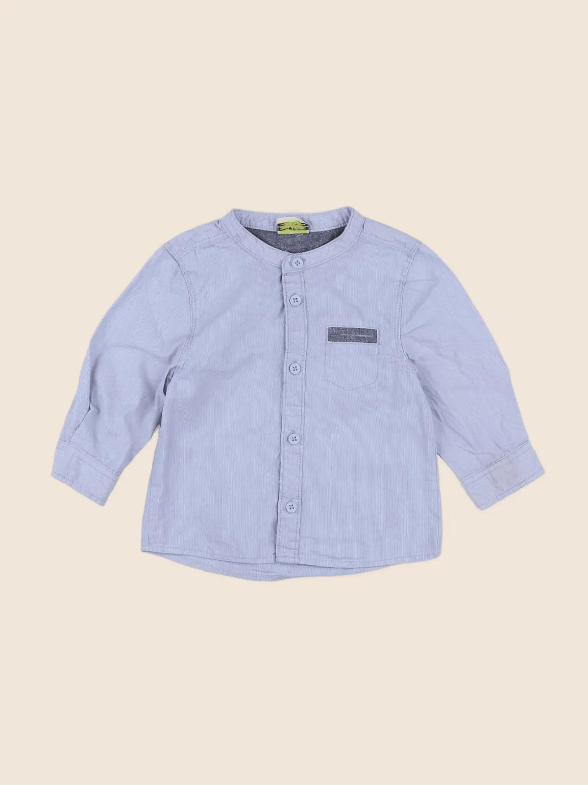 Tape à l'oeil - chemise bleu - 12 mois