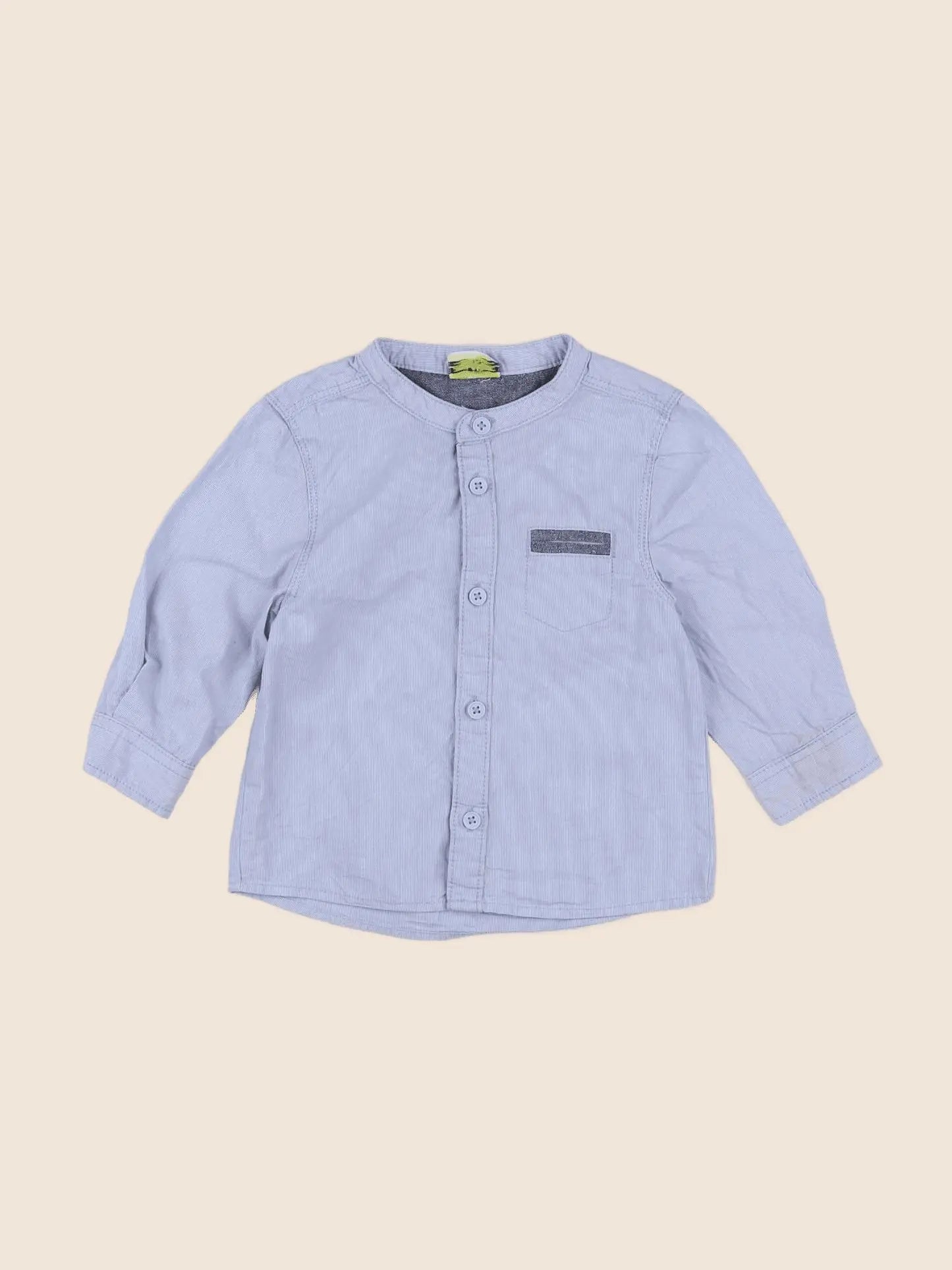 Tape à l'oeil - chemise bleu - 12 mois