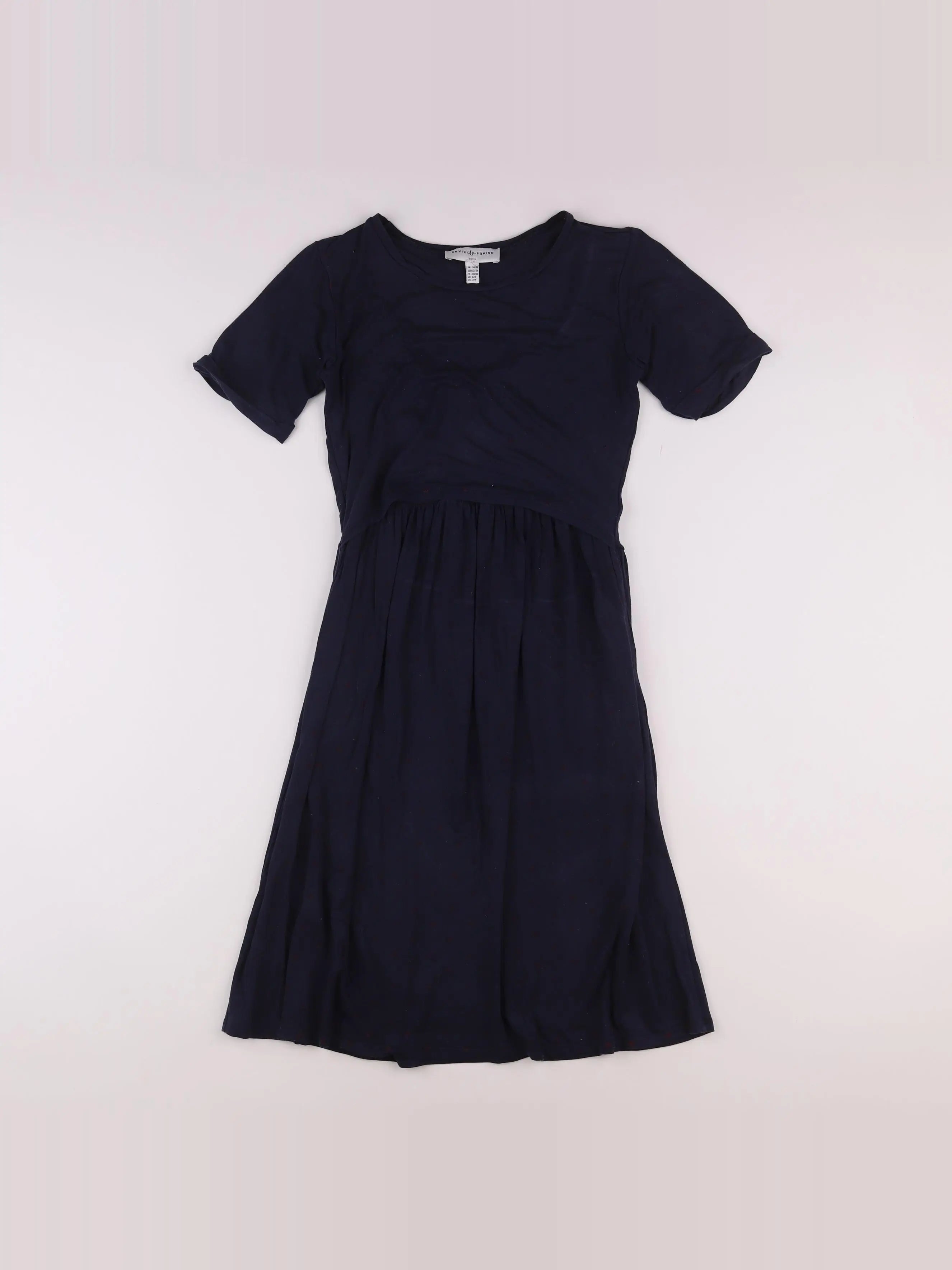Envie de fraise - robe bleu - 36 à 38