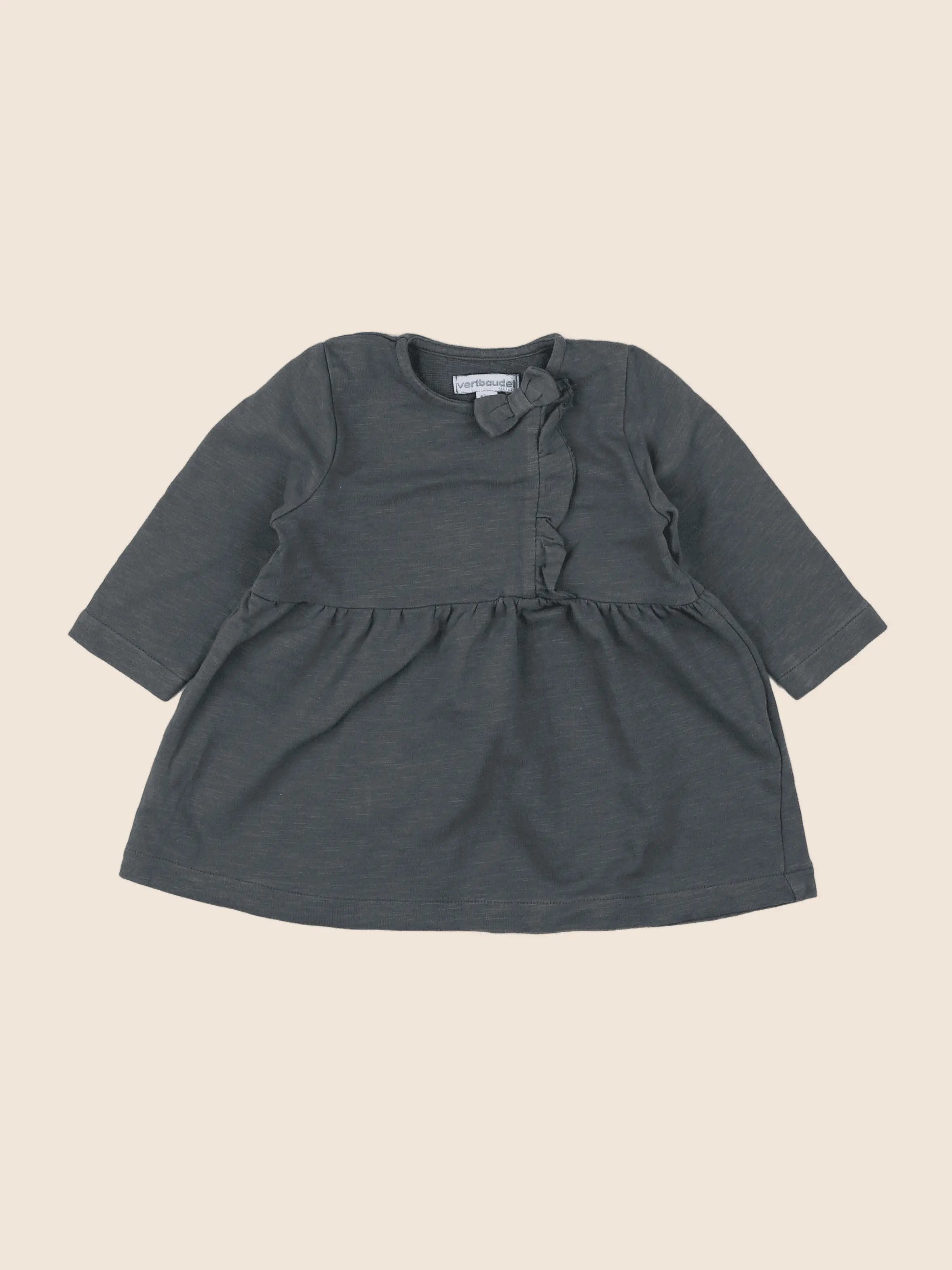 Vertbaudet - robe vert - 6 mois