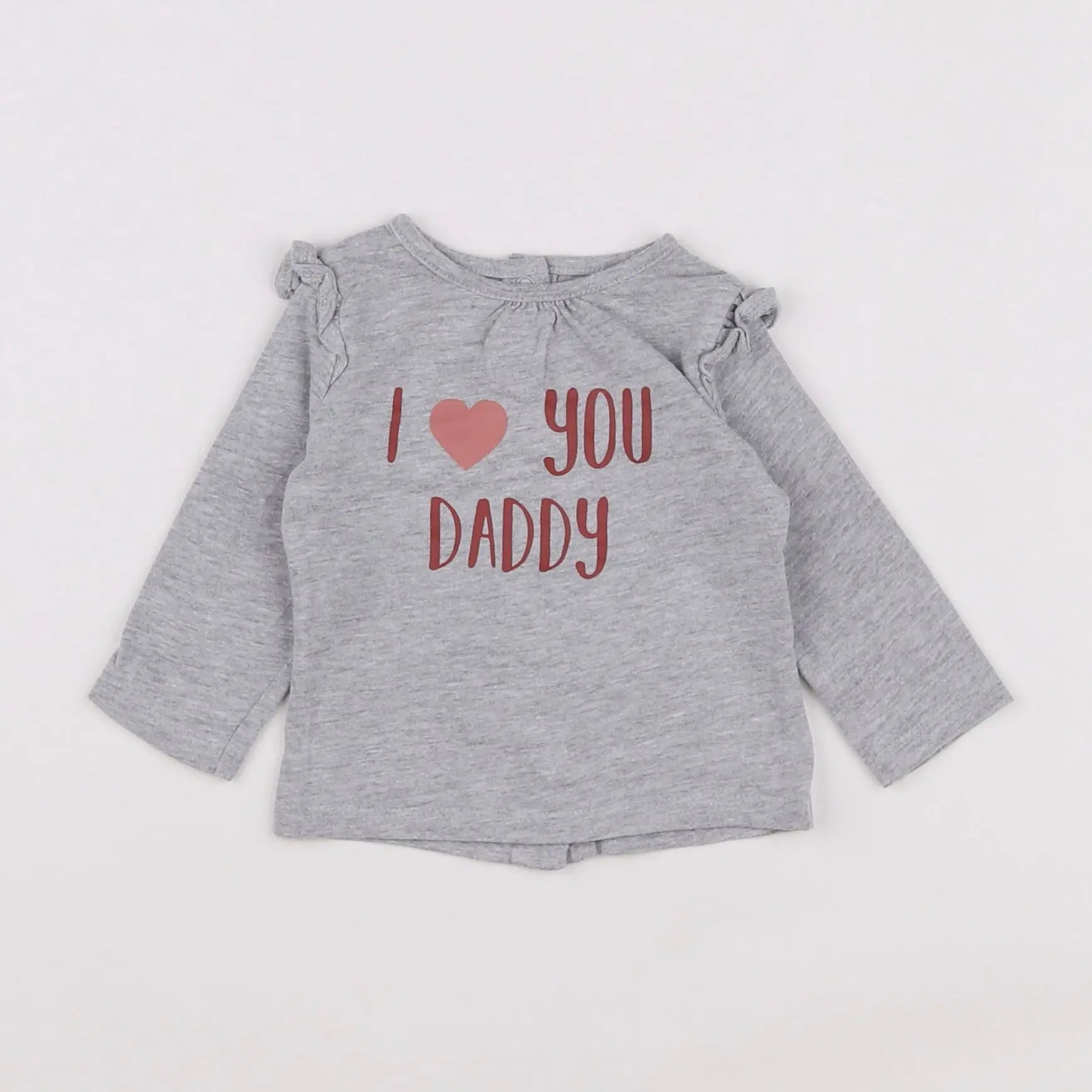 Vertbaudet - tee-shirt gris - 3 mois