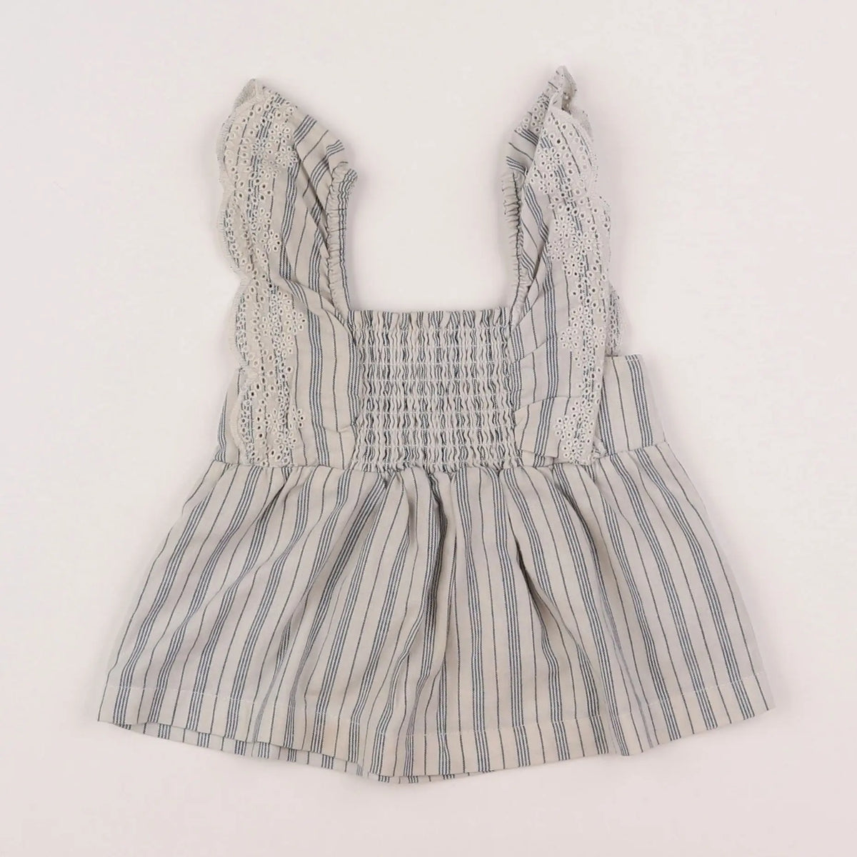 Vertbaudet - blouse bleu - 12 mois