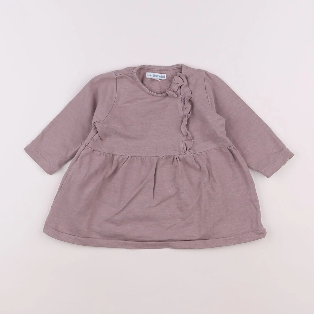 Vertbaudet - robe violet - 12 mois