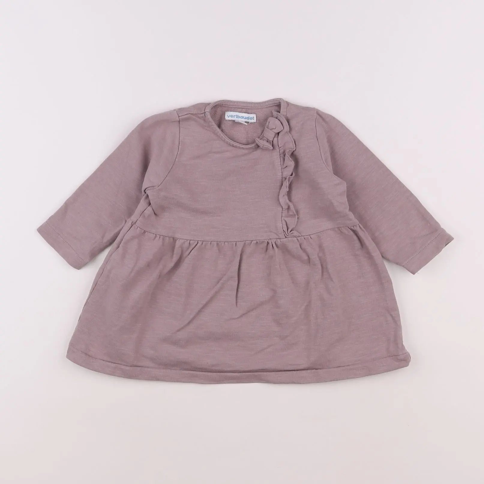 Vertbaudet - robe violet - 12 mois
