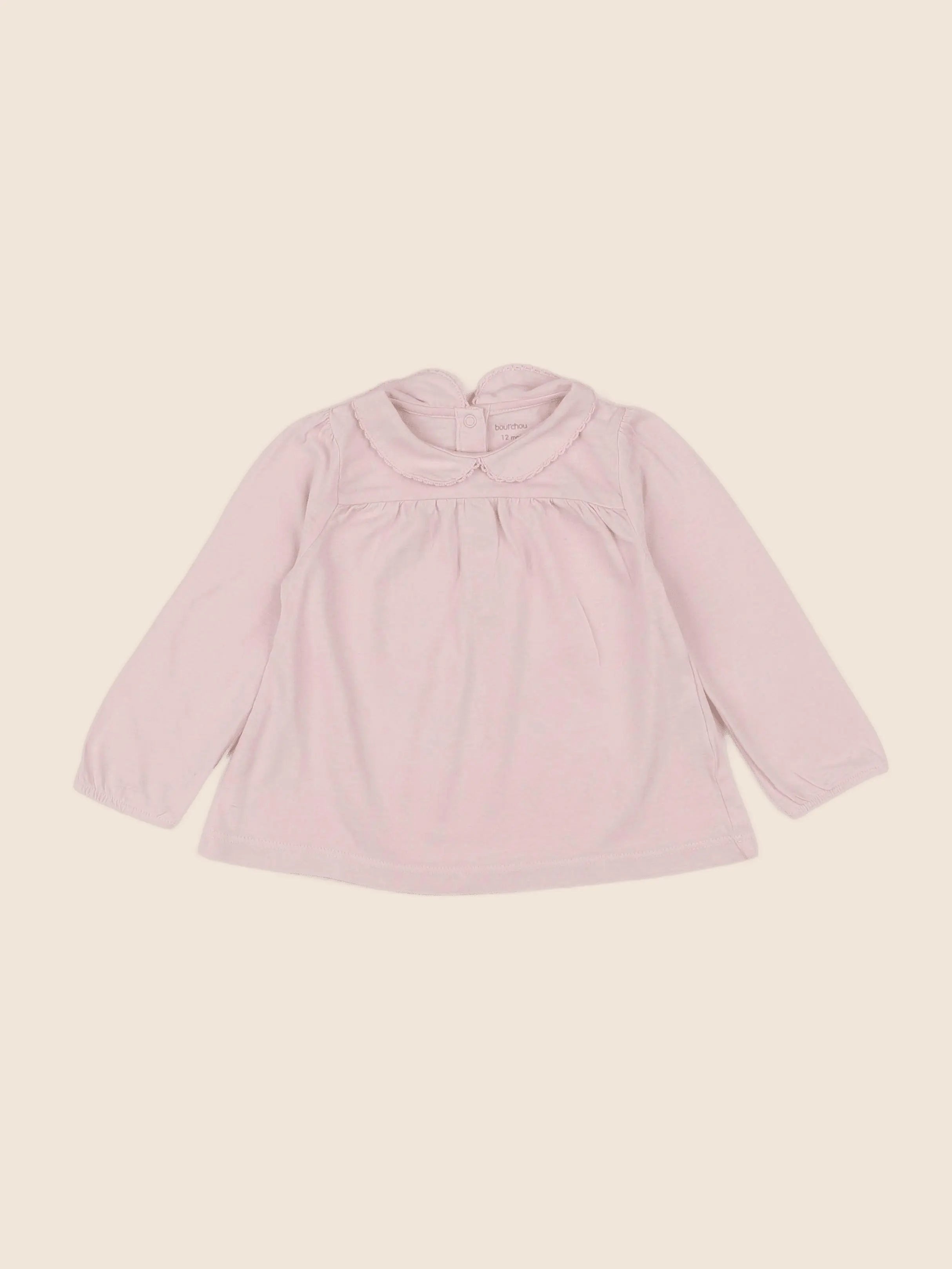 Boutchou - tee-shirt rose - 12 mois