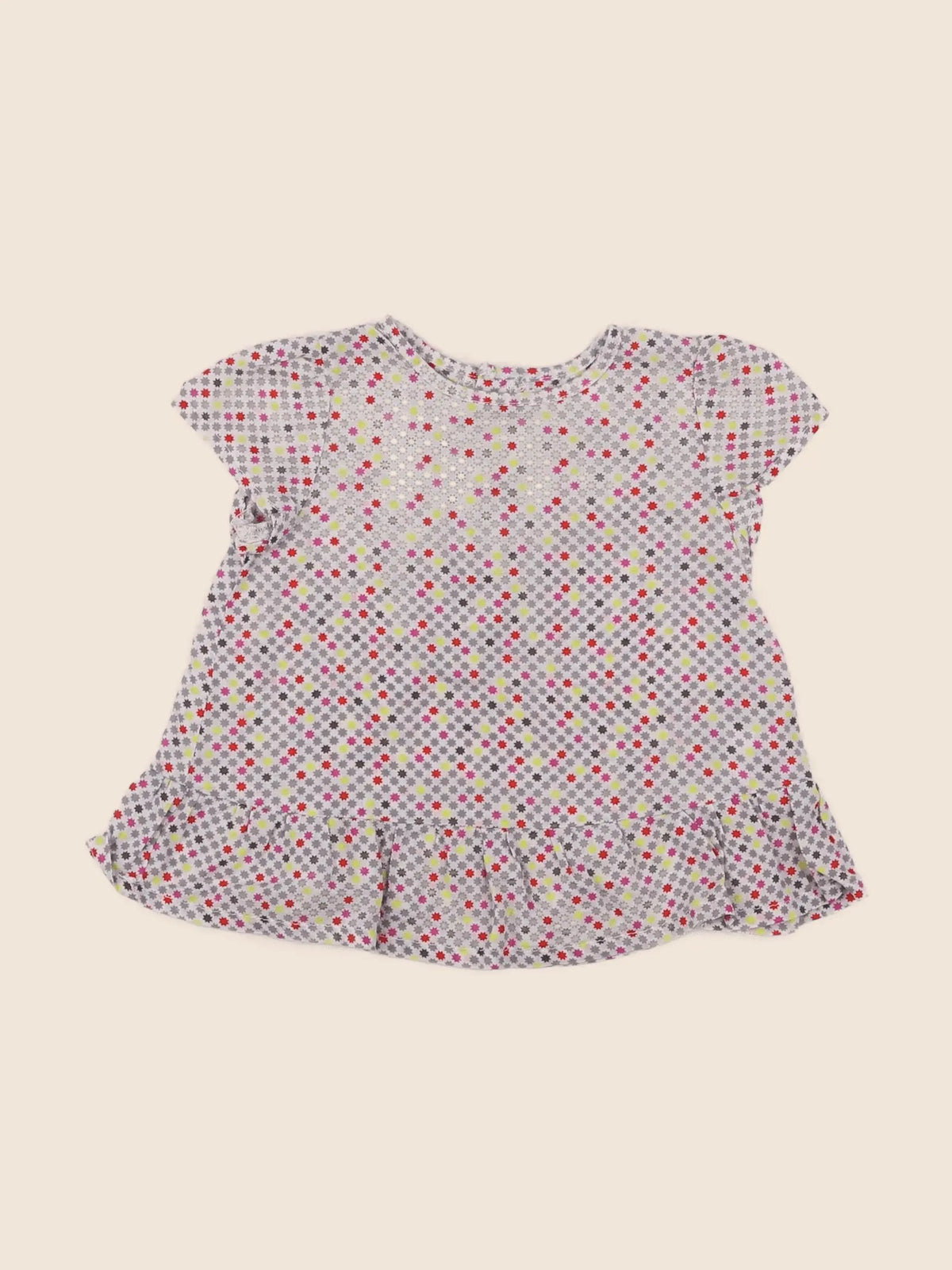 Boutchou - blouse multicolore - 6 mois