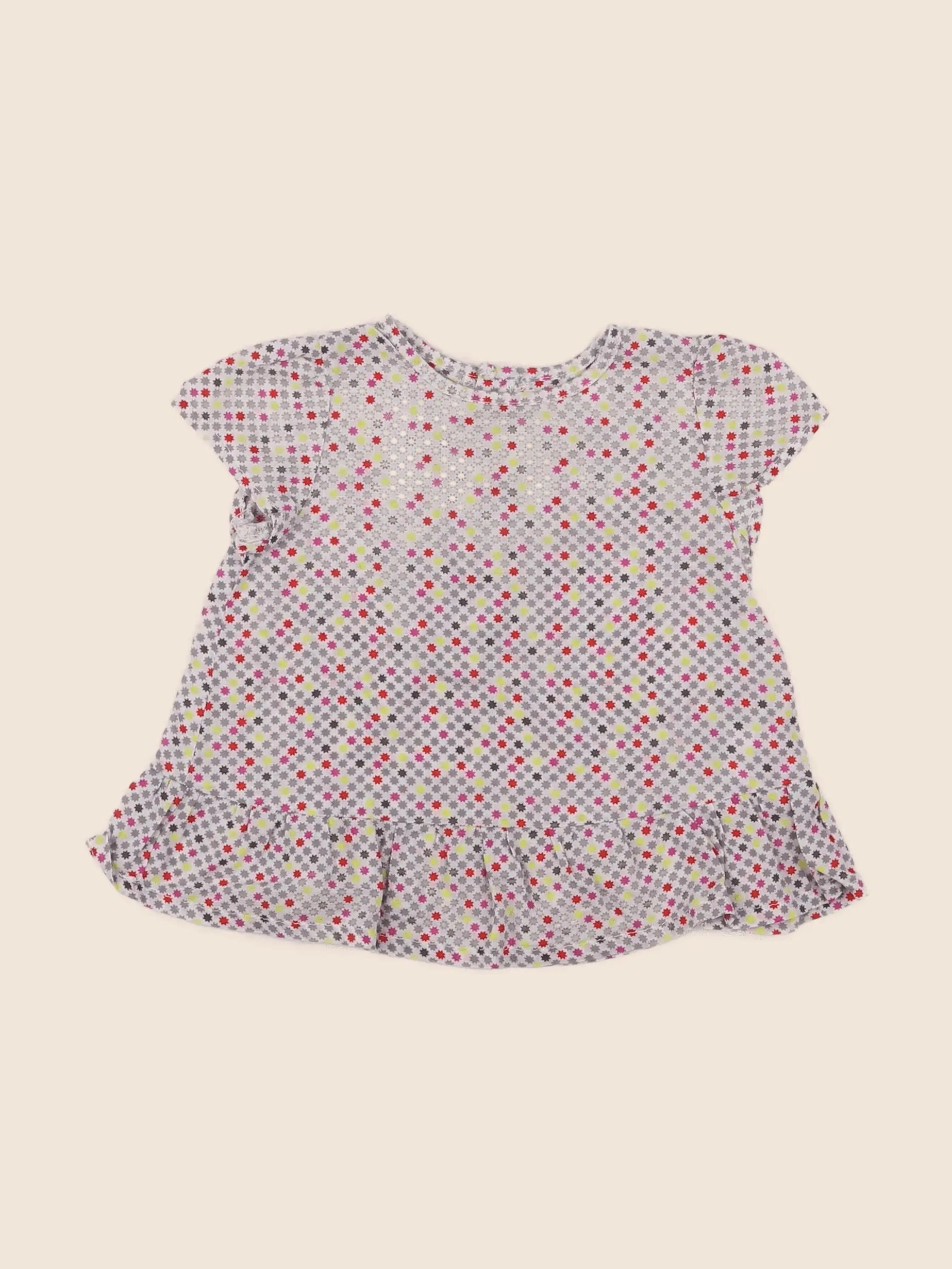 Boutchou - blouse multicolore - 6 mois