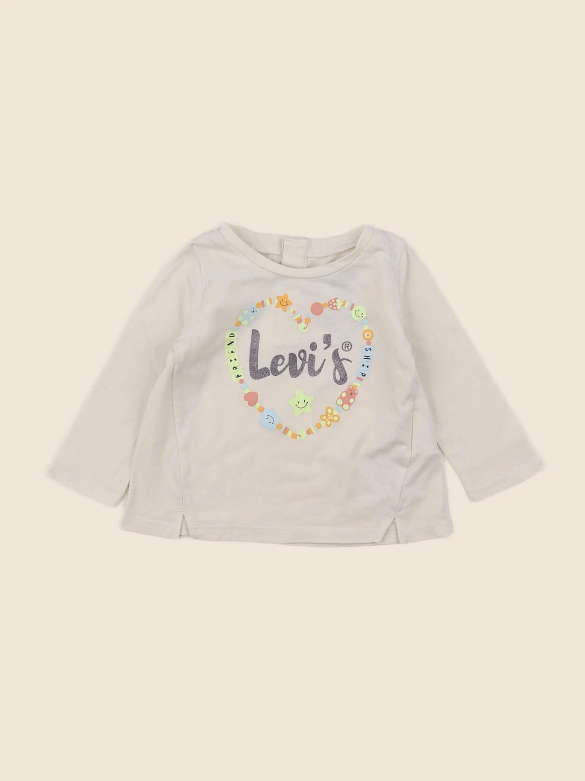 Levi's - tee-shirt beige - 6 mois