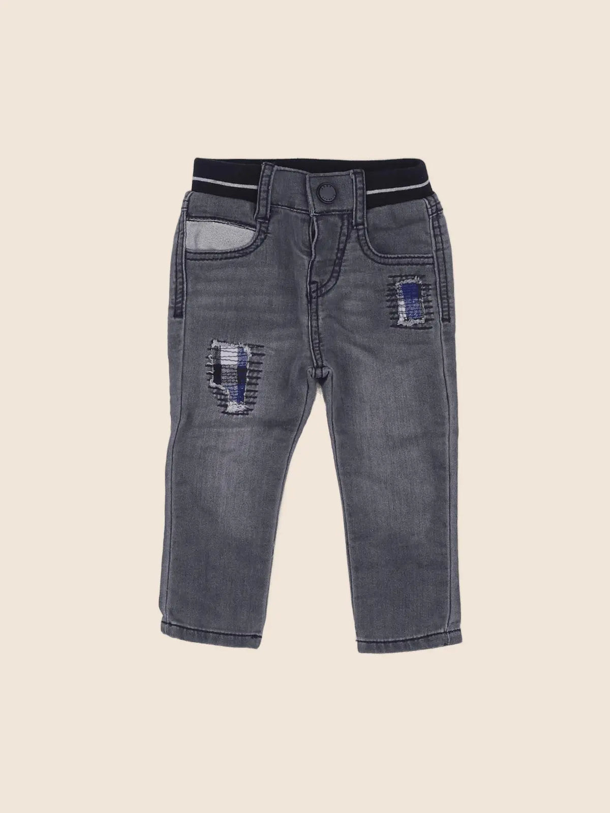 IKKS - jean gris - 12 mois