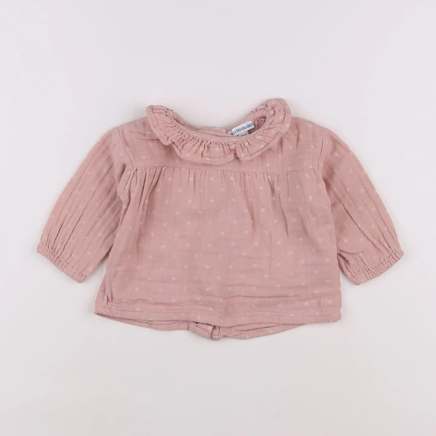 Vertbaudet - blouse rose - 6 mois
