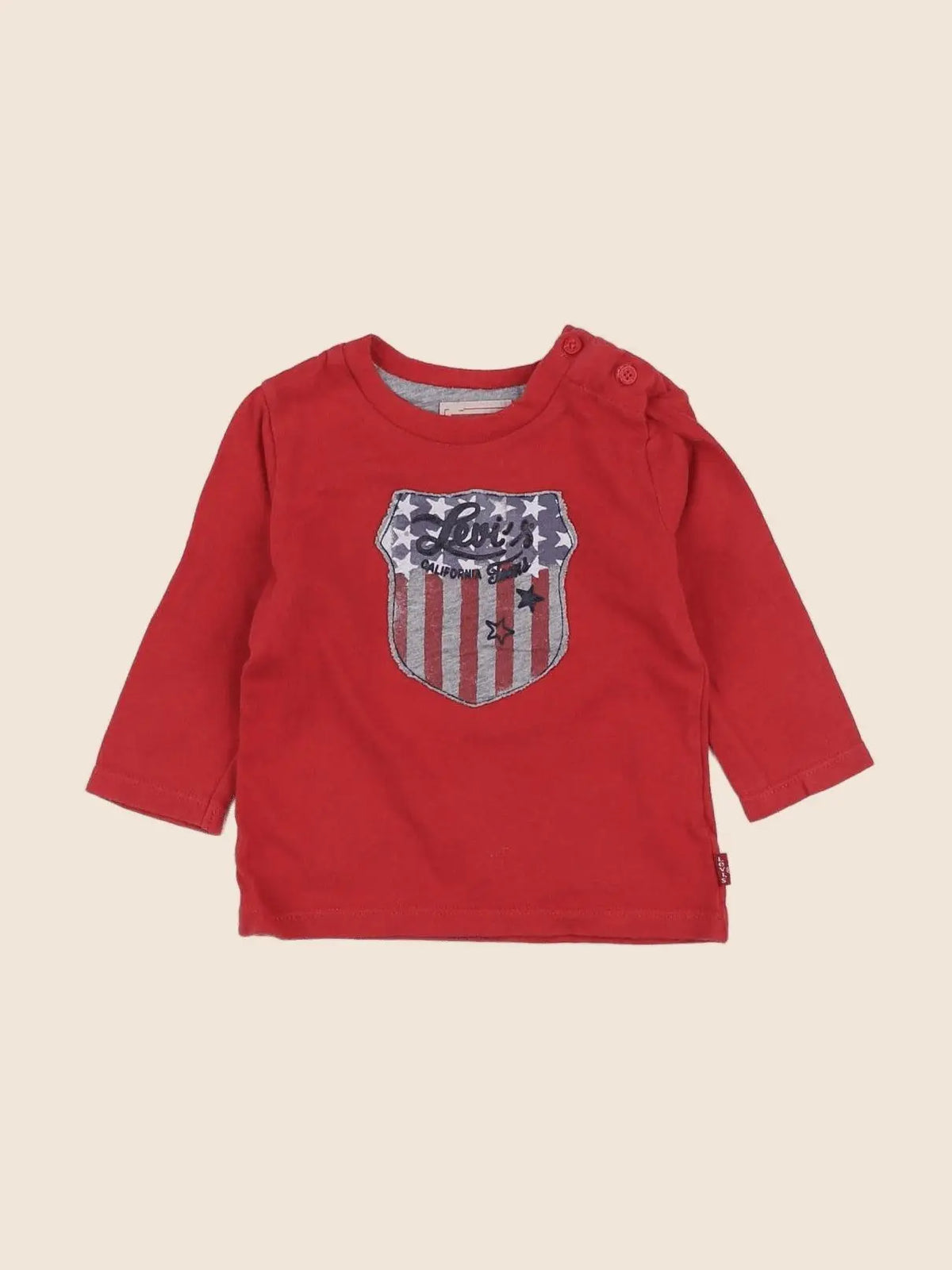 Levi's - tee-shirt rouge - 6 mois