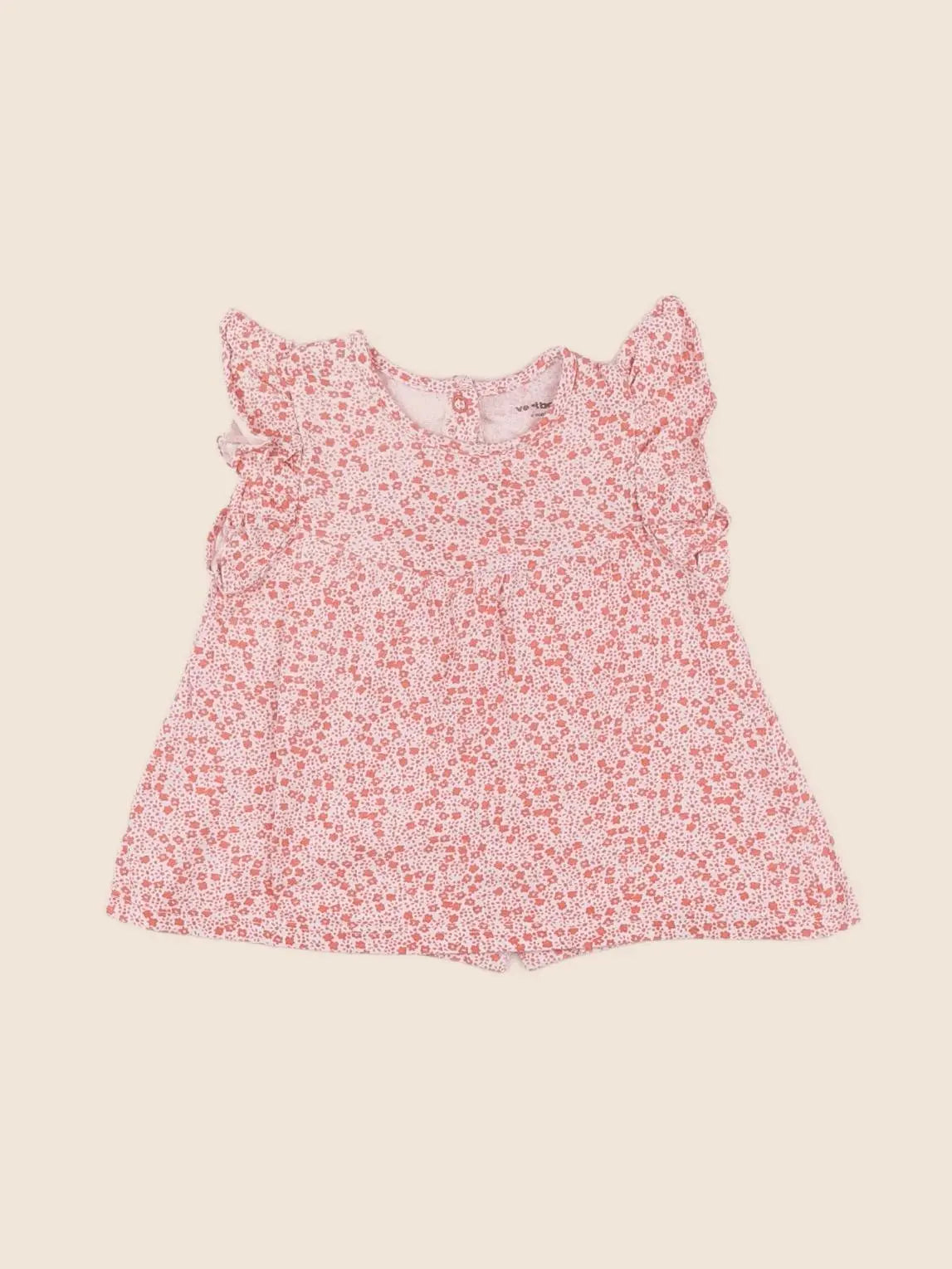 Vertbaudet - tee-shirt orange - 6 mois