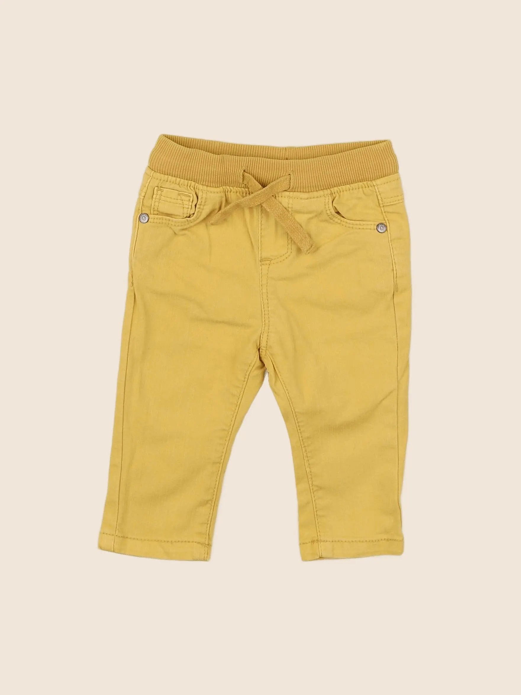 Tape à l'oeil - pantalon jaune - 6 mois