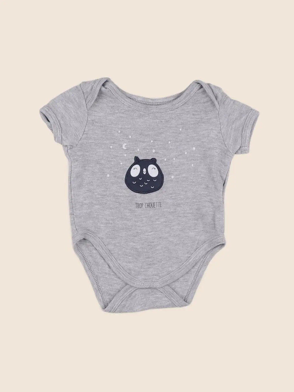 Vertbaudet - body gris - 3 mois