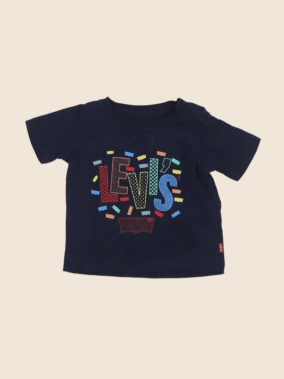 Levi's - tee-shirt bleu - 6 mois