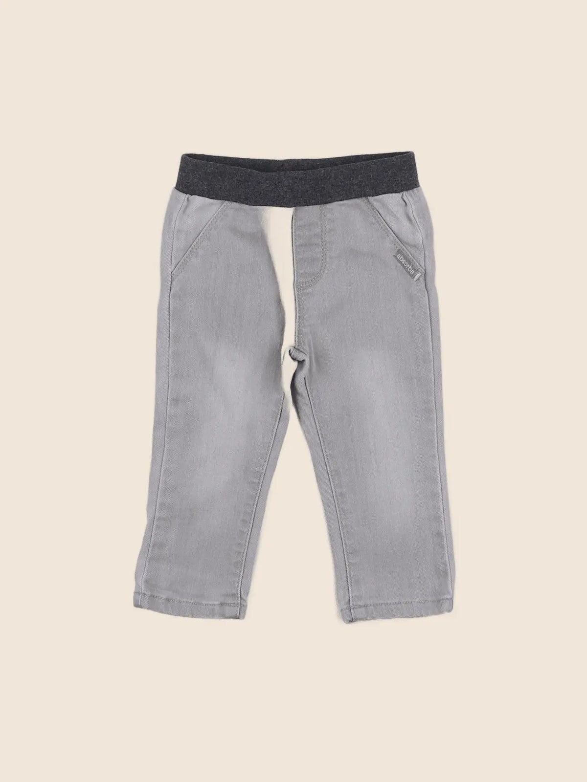 Absorba - jegging gris - 12 mois