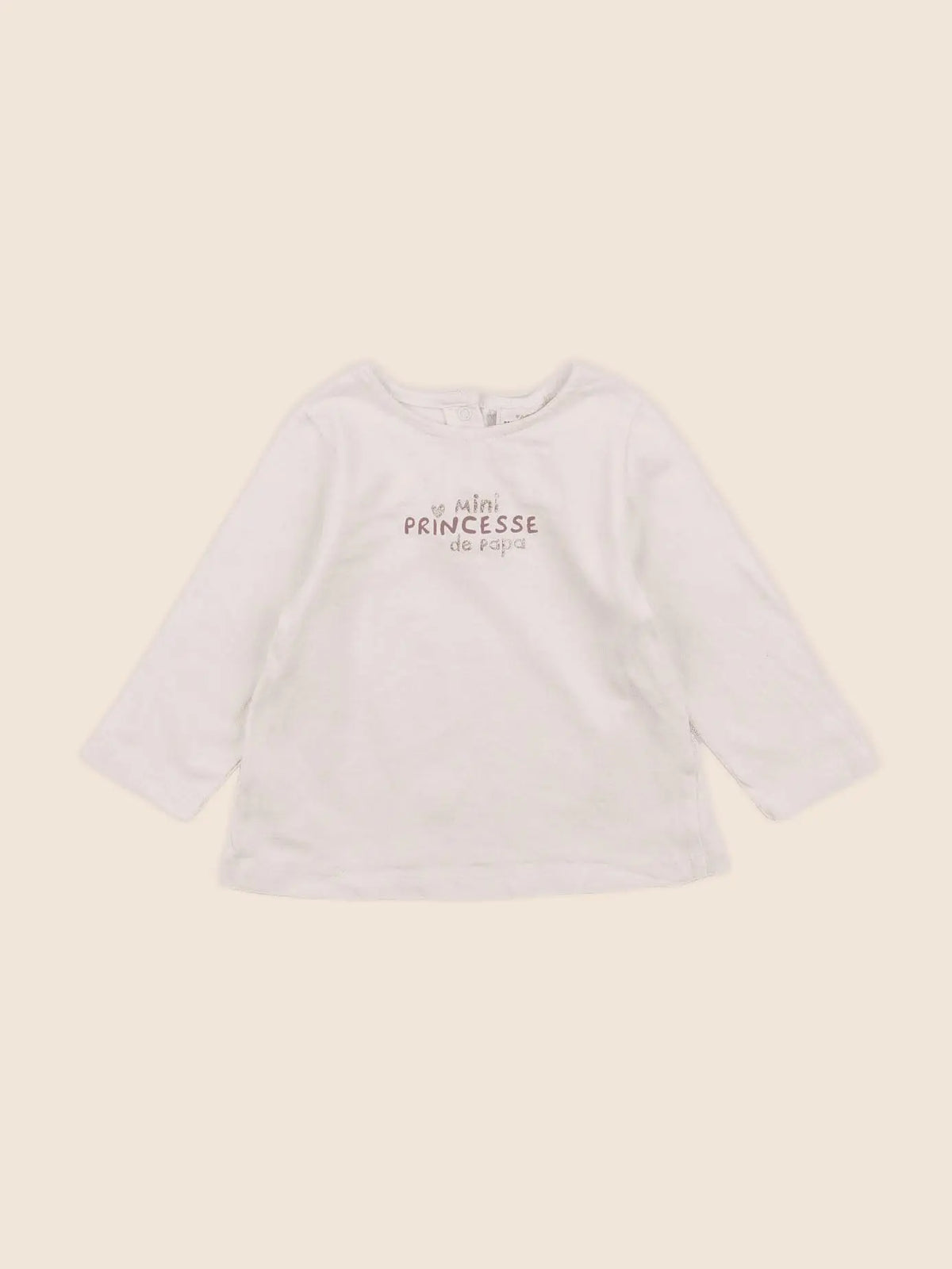 Tape à l'oeil - tee-shirt beige - 6 mois