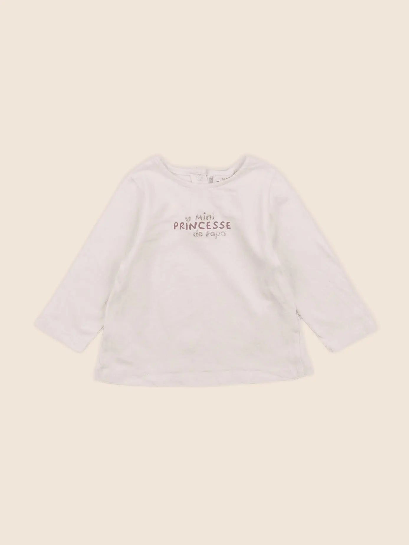Tape à l'oeil - tee-shirt beige - 6 mois