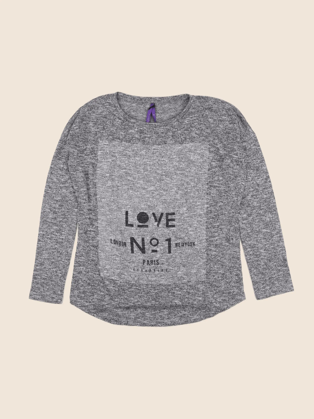 Seraphine - tee-shirt grossesse gris - 36 à 38
