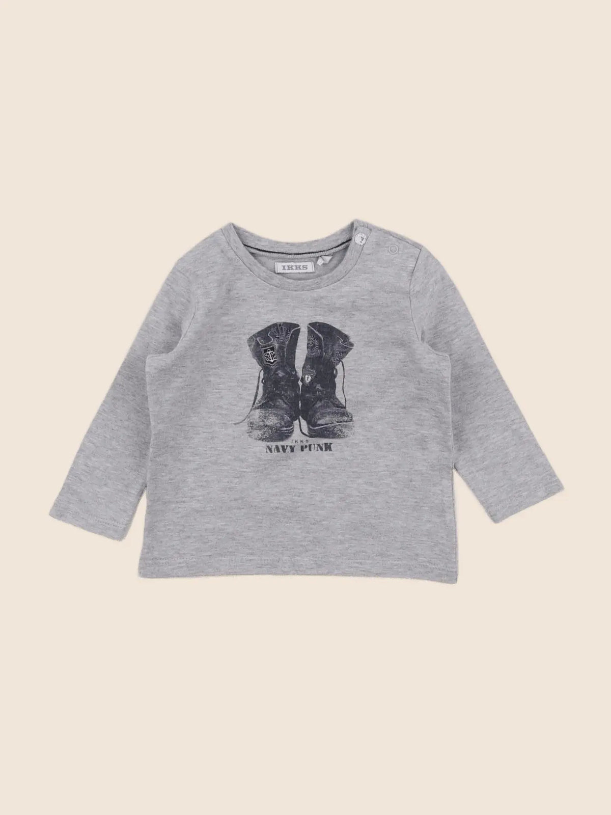 IKKS - tee-shirt gris - 6 mois