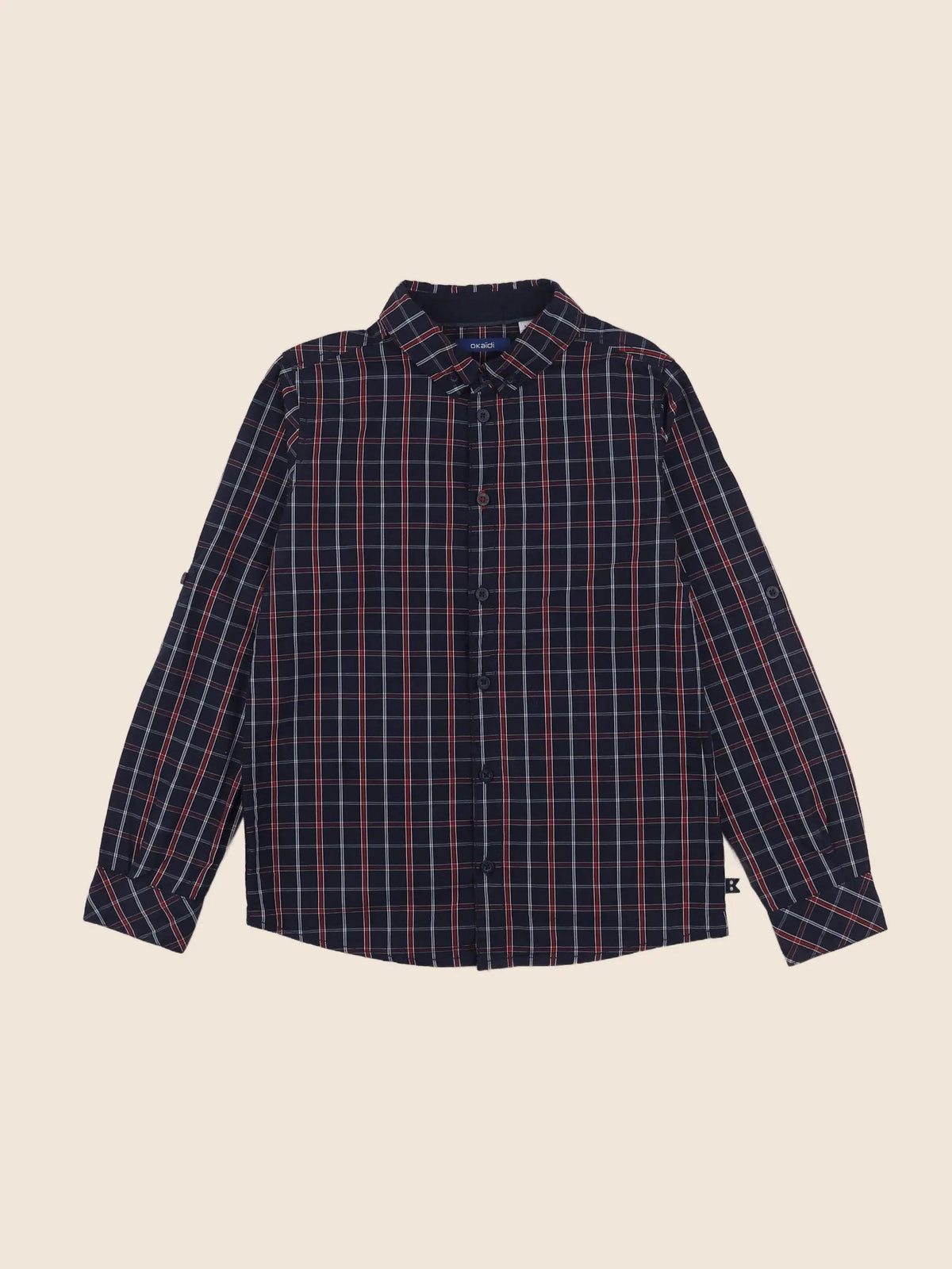 Okaidi - chemise bleu - 8 ans
