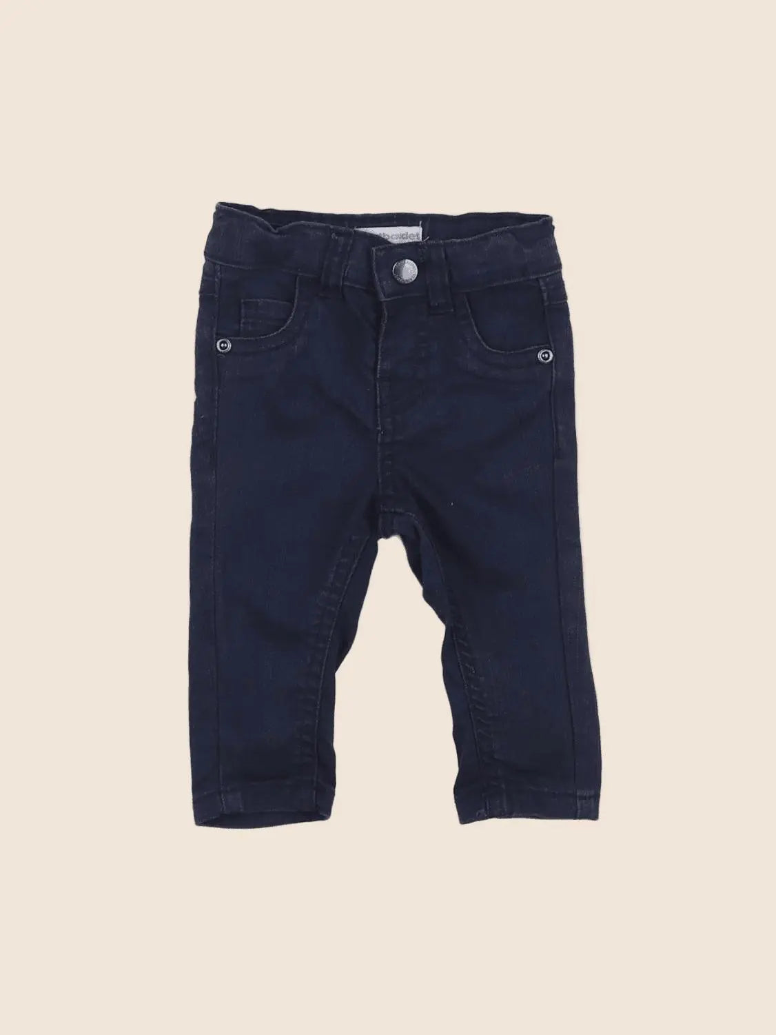Vertbaudet - jean bleu - 3 mois