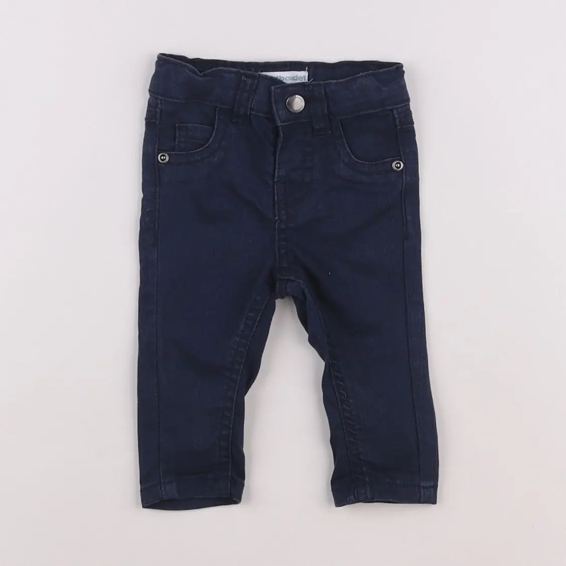 Vertbaudet - jean bleu - 3 mois