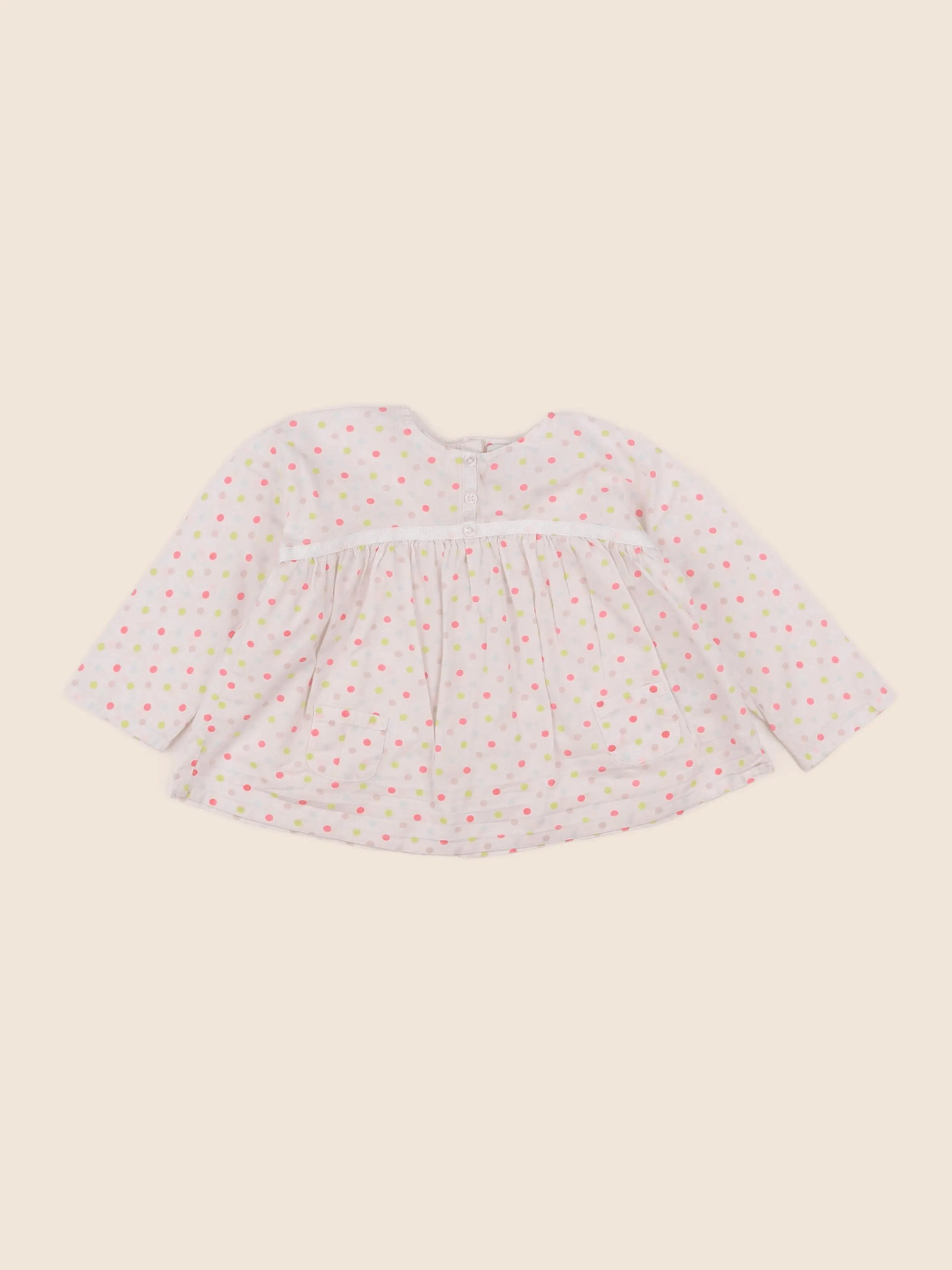 Vertbaudet - blouse multicolore - 18 mois
