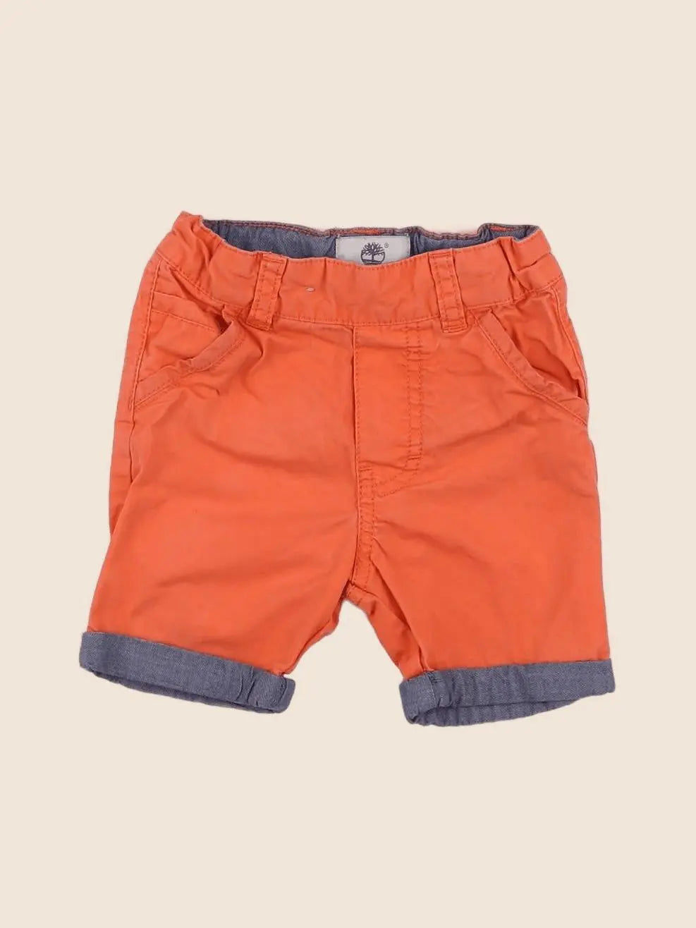 Timberland - short orange - 12 mois