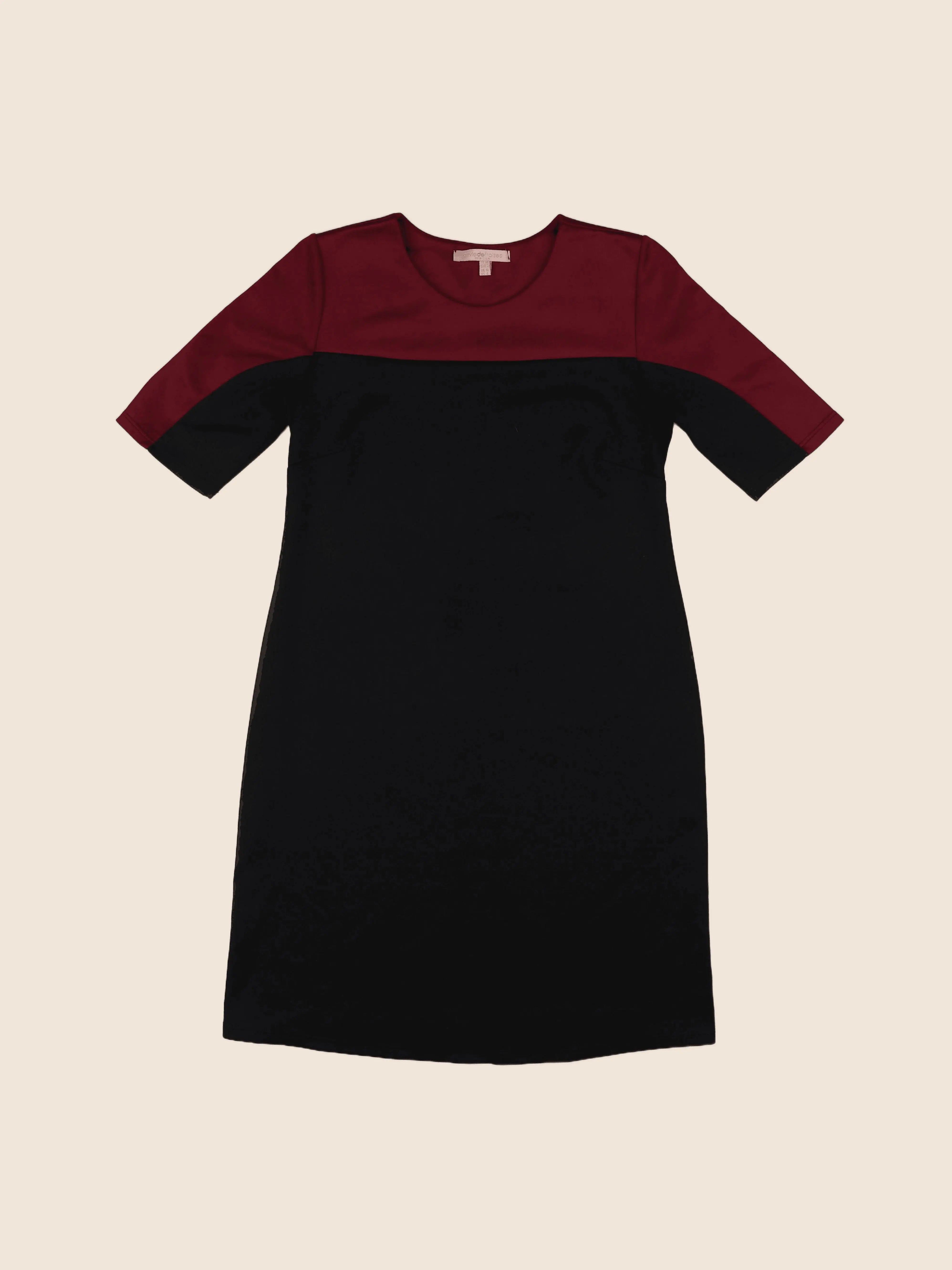 Envie de fraise - robe grossesse noir, rouge - 36