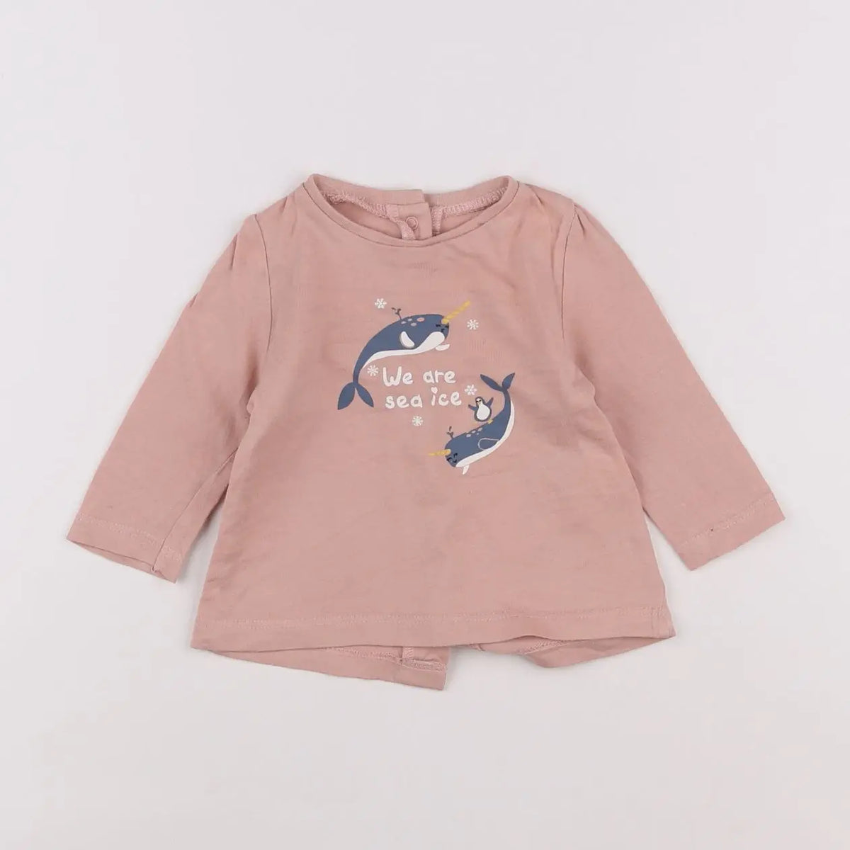 Vertbaudet - tee-shirt rose - 3 mois